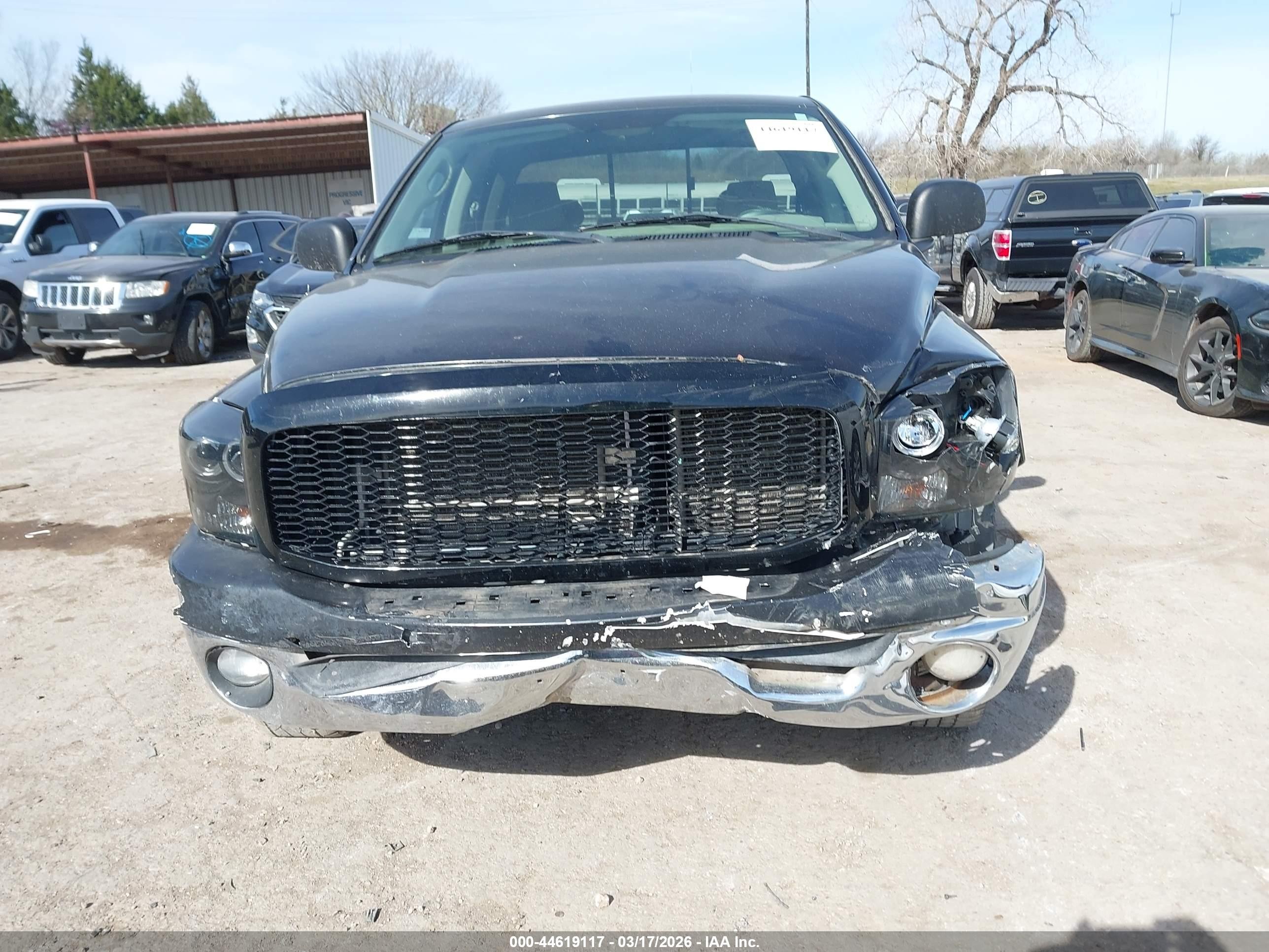 2008 Dodge Ram 1500 Slt Black vin: 1D7HA18278J137346