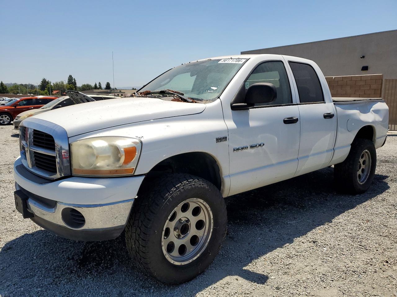 2006 Dodge Ram 1500 St White vin: 1D7HA18286J101629