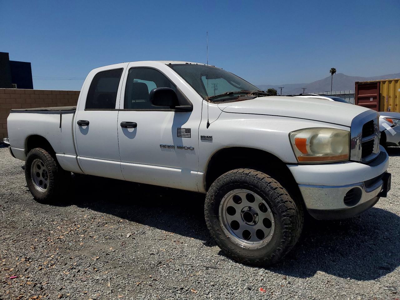 2006 Dodge Ram 1500 St White vin: 1D7HA18286J101629