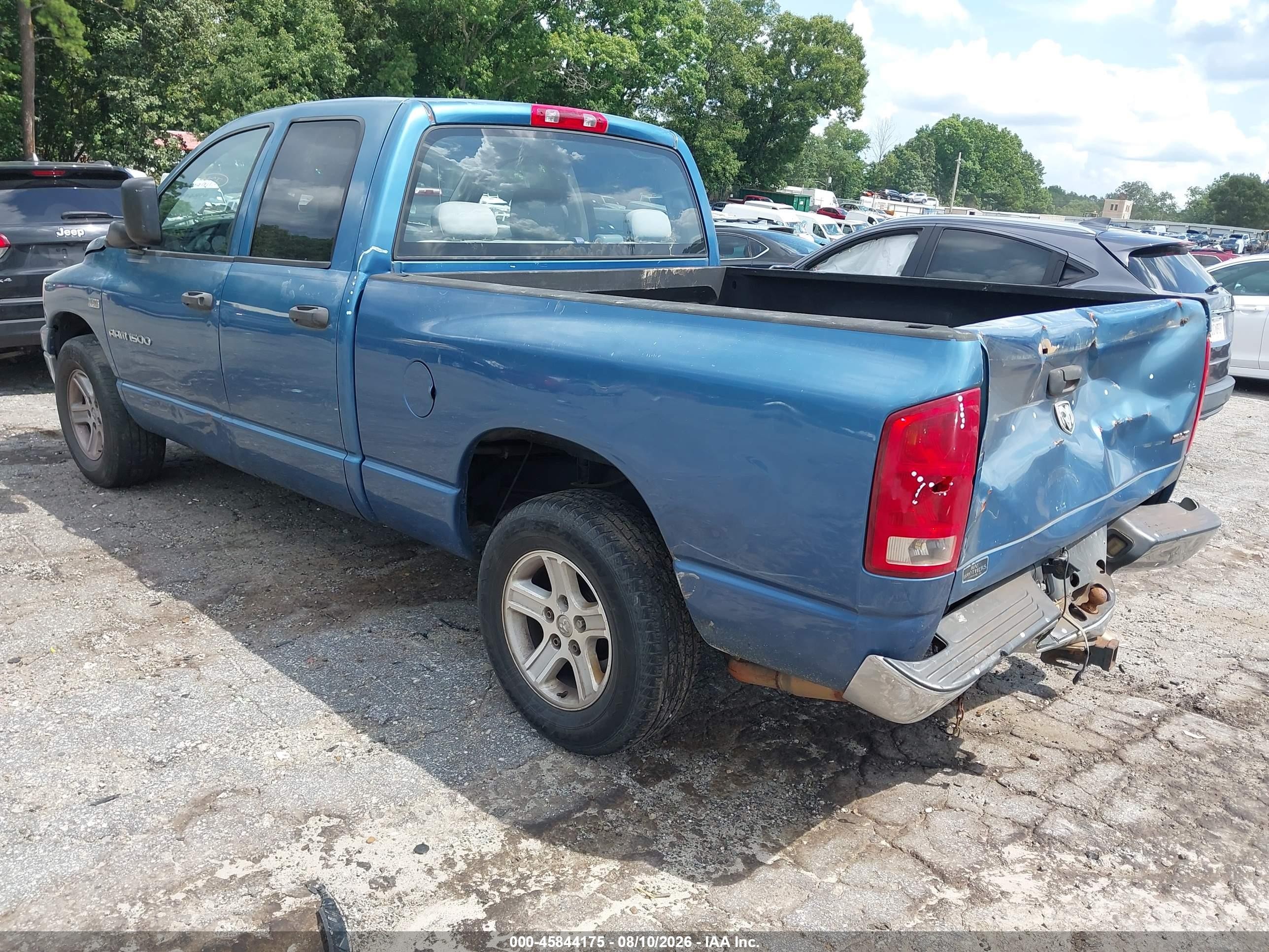 2006 Dodge Ram 1500 Slt Blue vin: 1D7HA18286J124179