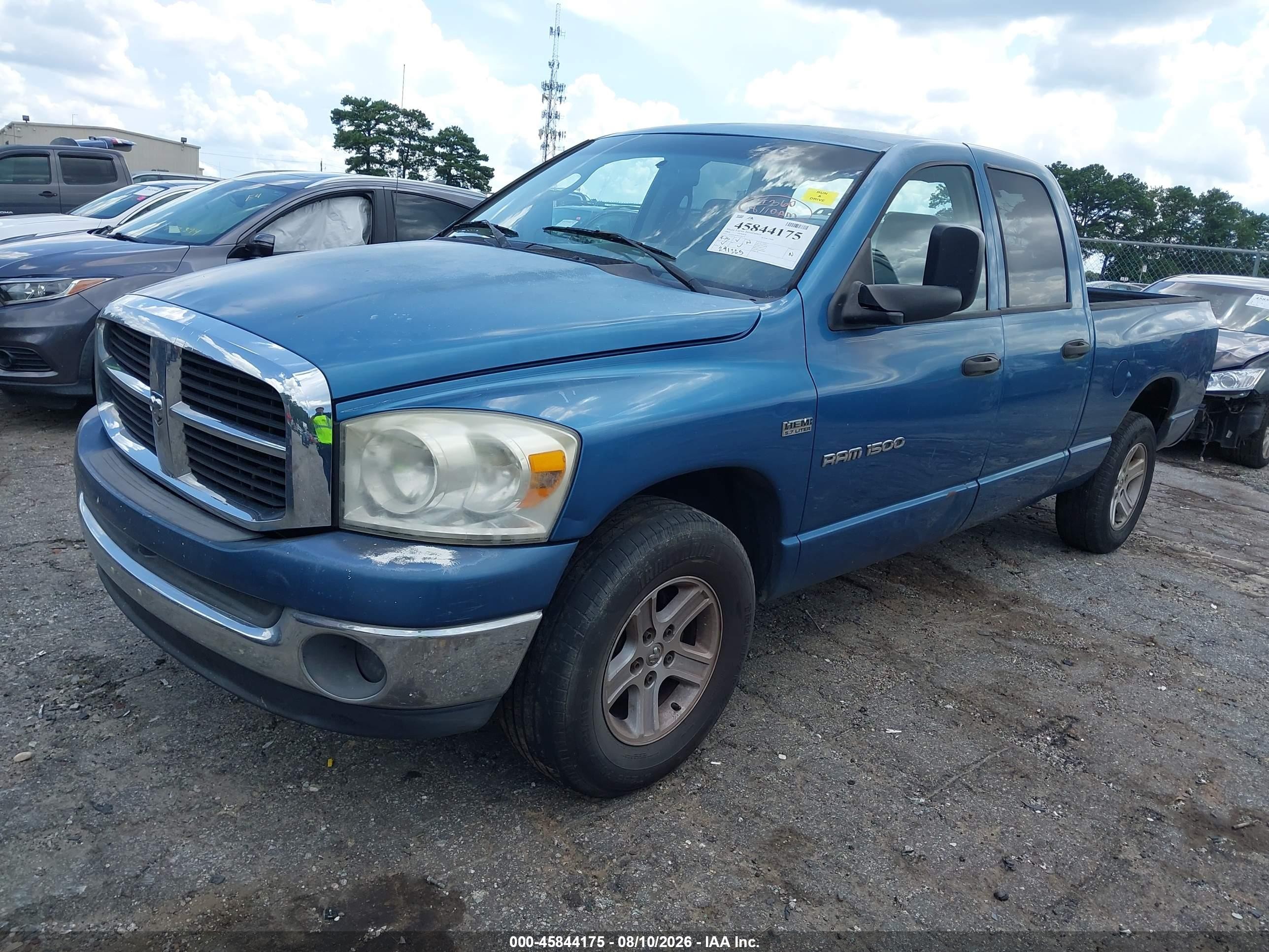 2006 Dodge Ram 1500 Slt Blue vin: 1D7HA18286J124179
