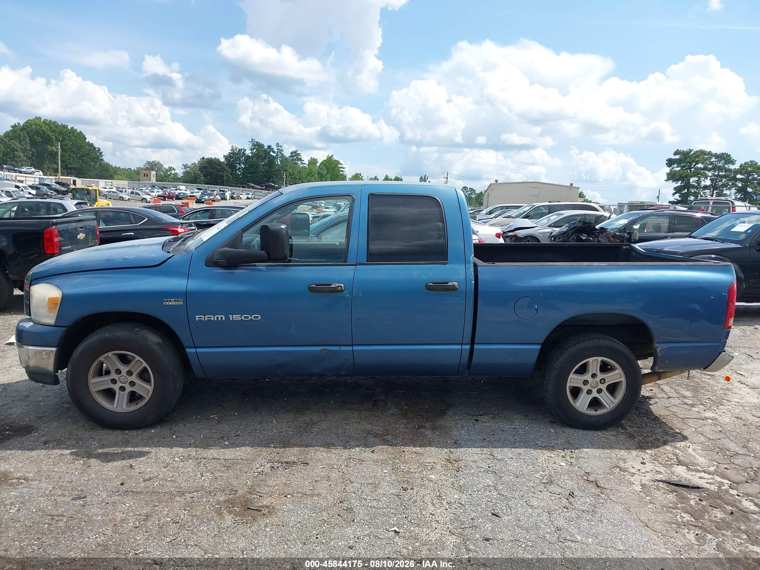 2006 Dodge Ram 1500 Slt Blue vin: 1D7HA18286J124179