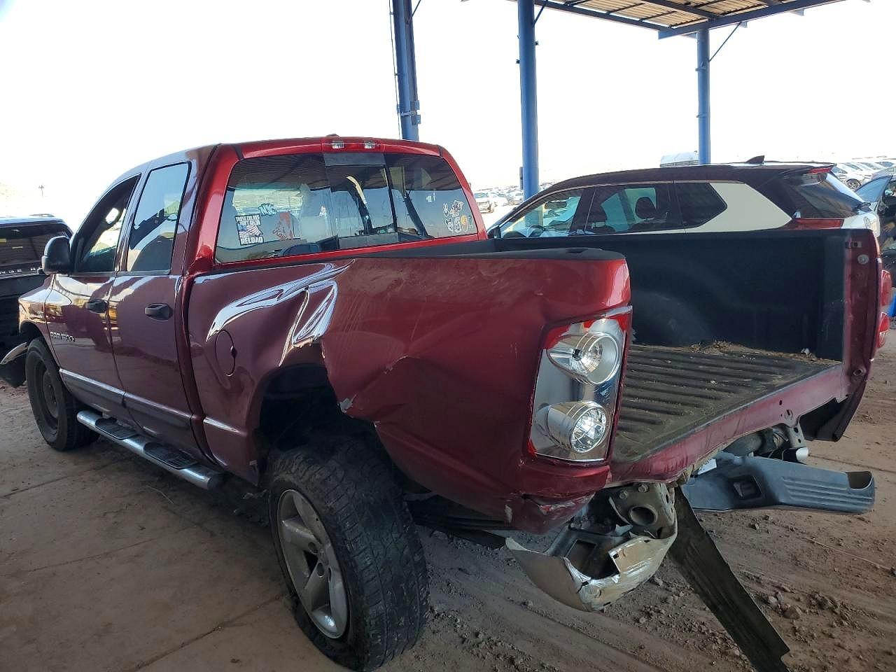 2007 Dodge Ram 1500 Red vin: 1D7HA18287J510747