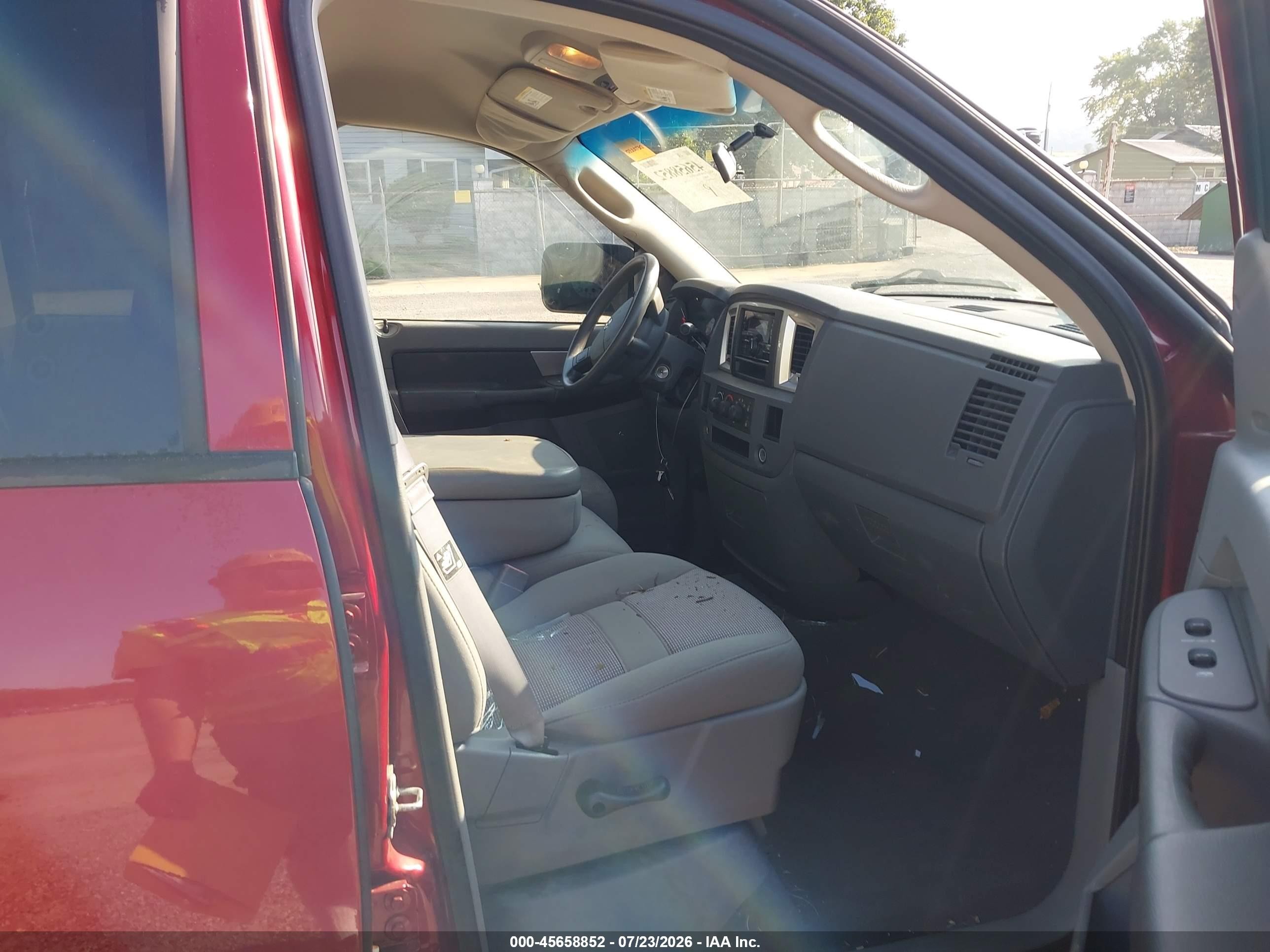 2007 Dodge Ram 1500 Slt Темно-бордовый vin: 1D7HA18287S266169