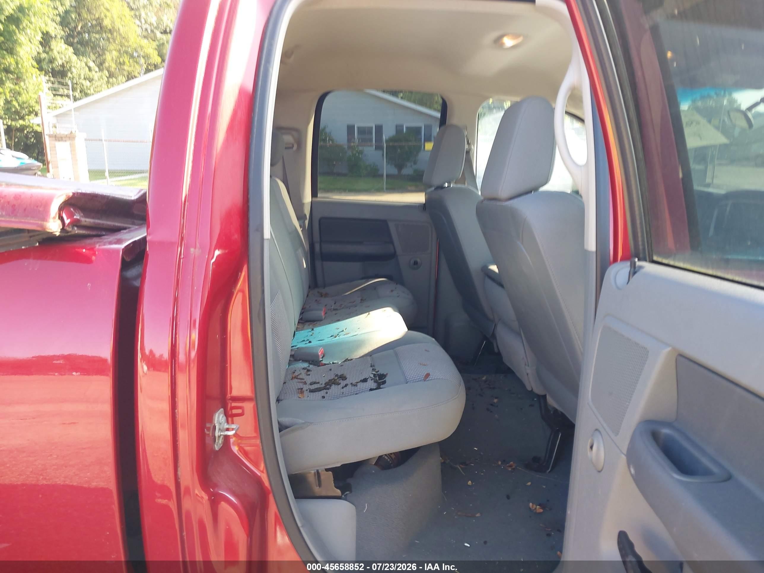 2007 Dodge Ram 1500 Slt Темно-бордовый vin: 1D7HA18287S266169