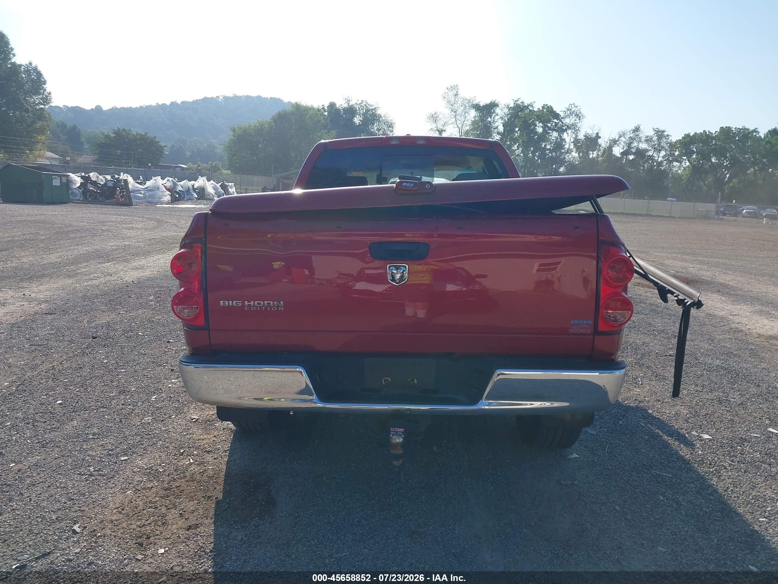 2007 Dodge Ram 1500 Slt Темно-бордовый vin: 1D7HA18287S266169
