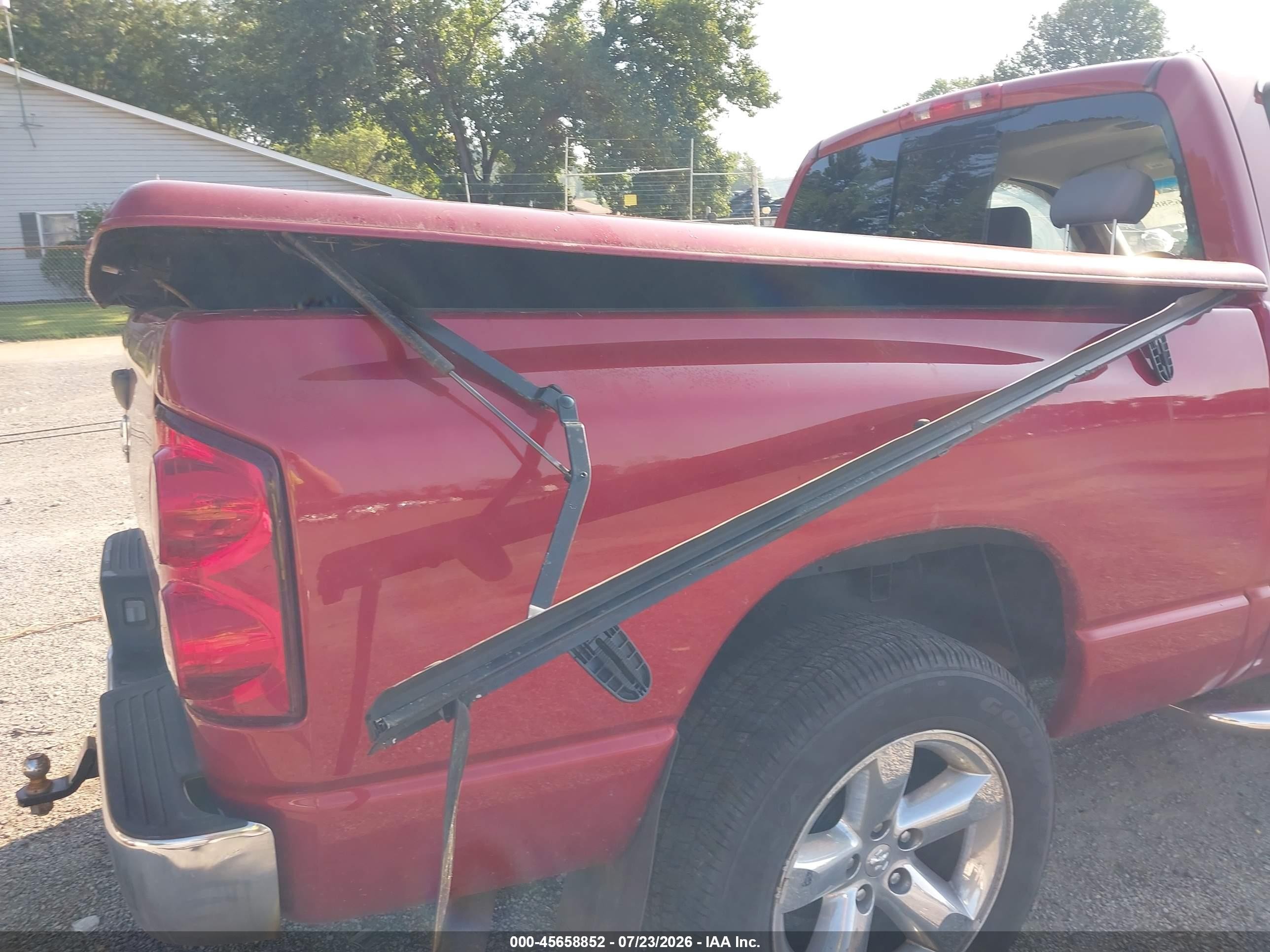 2007 Dodge Ram 1500 Slt Темно-бордовый vin: 1D7HA18287S266169