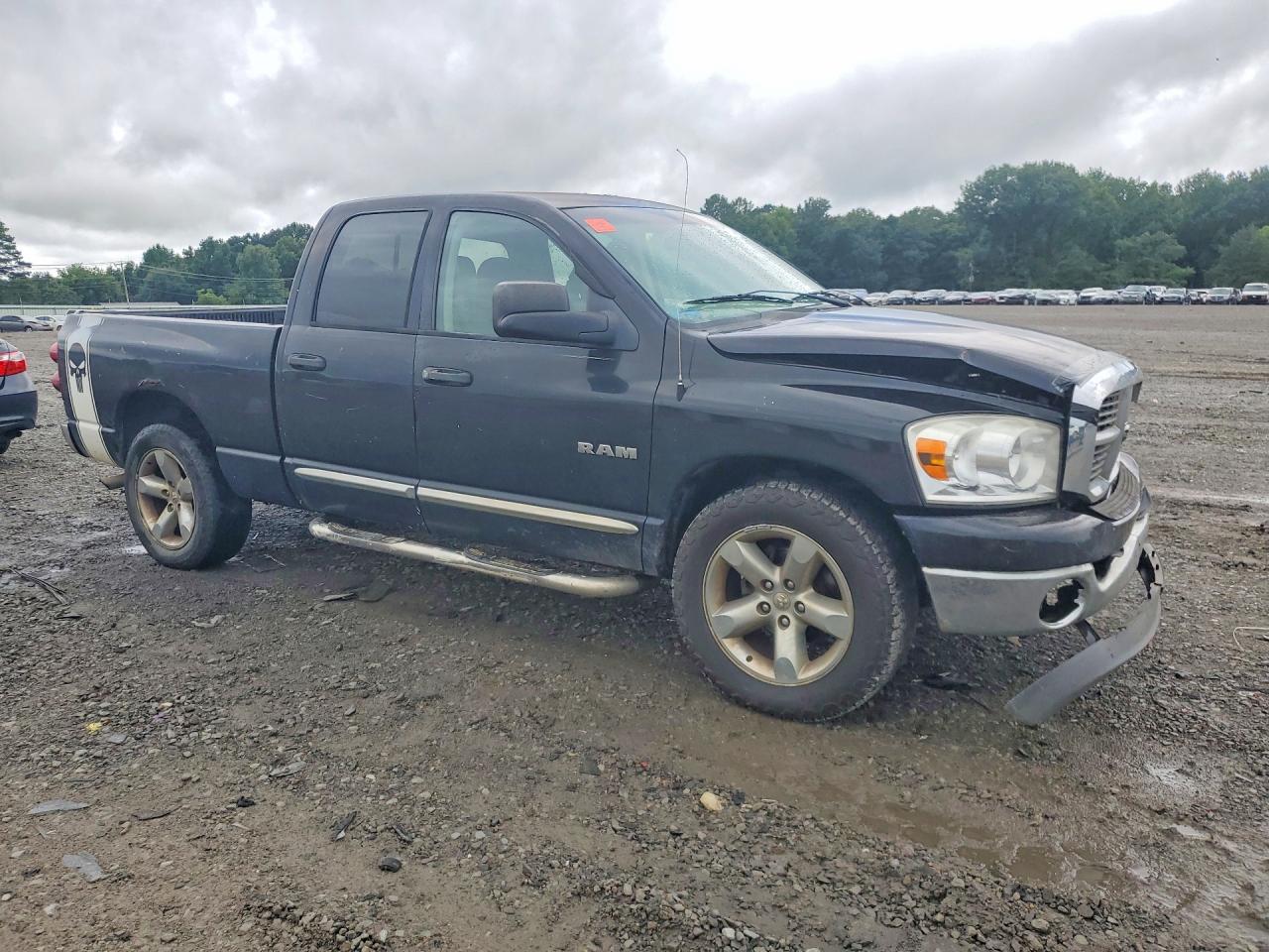 2008 Dodge Ram 1500 St Черный vin: 1D7HA18288J127425