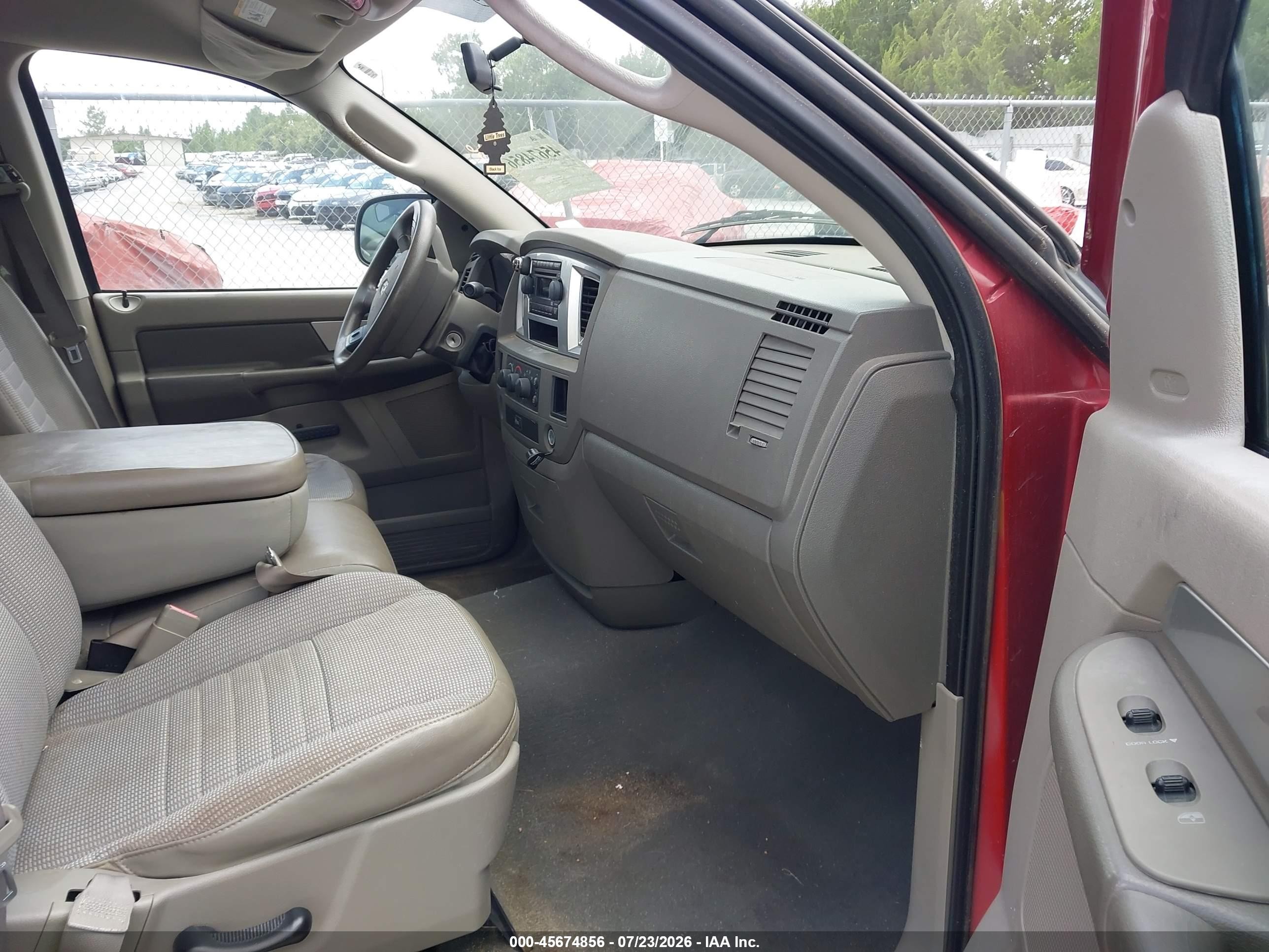 2008 Dodge Ram 1500 Slt Red vin: 1D7HA18288J163616