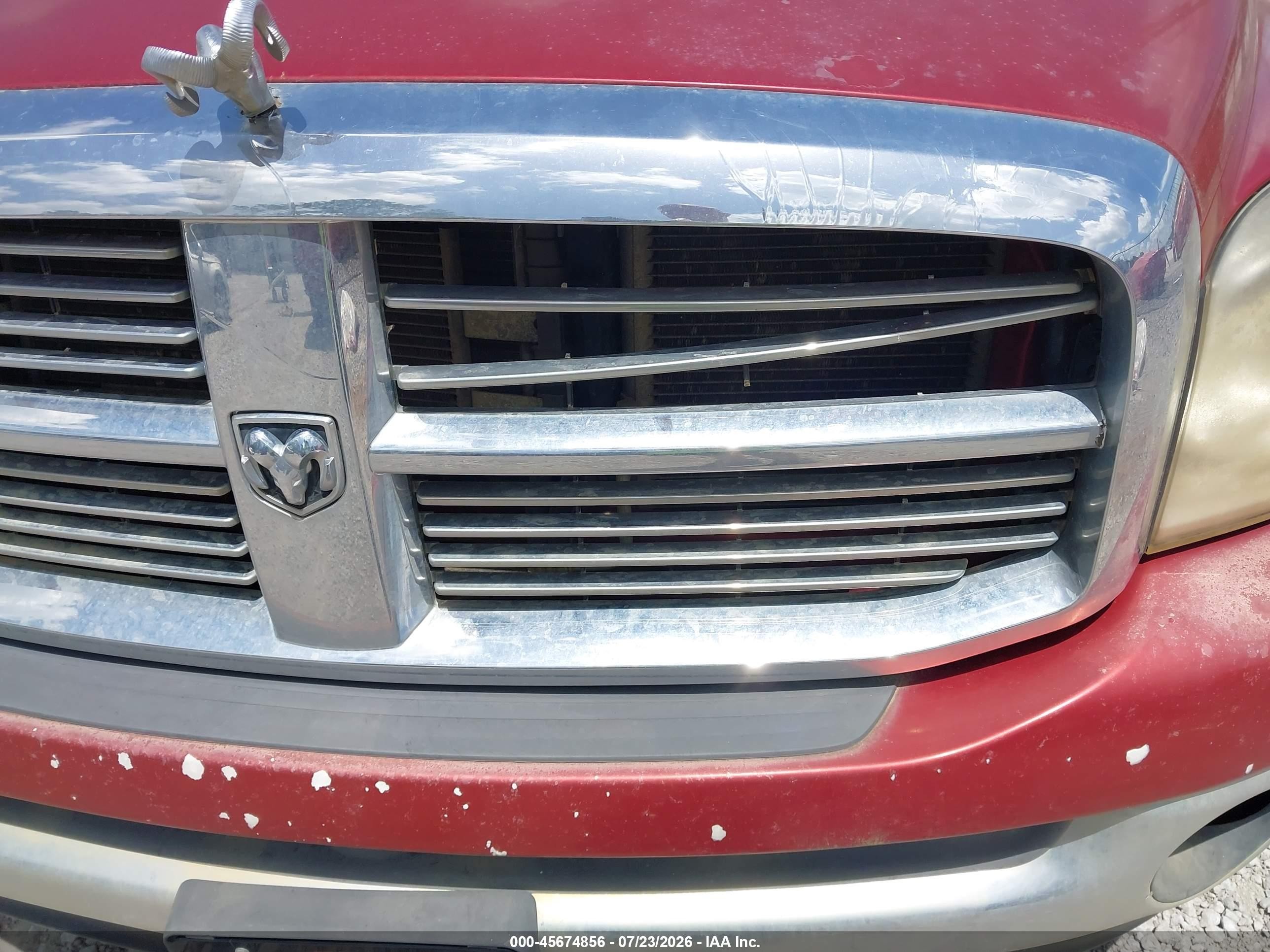 2008 Dodge Ram 1500 Slt Red vin: 1D7HA18288J163616