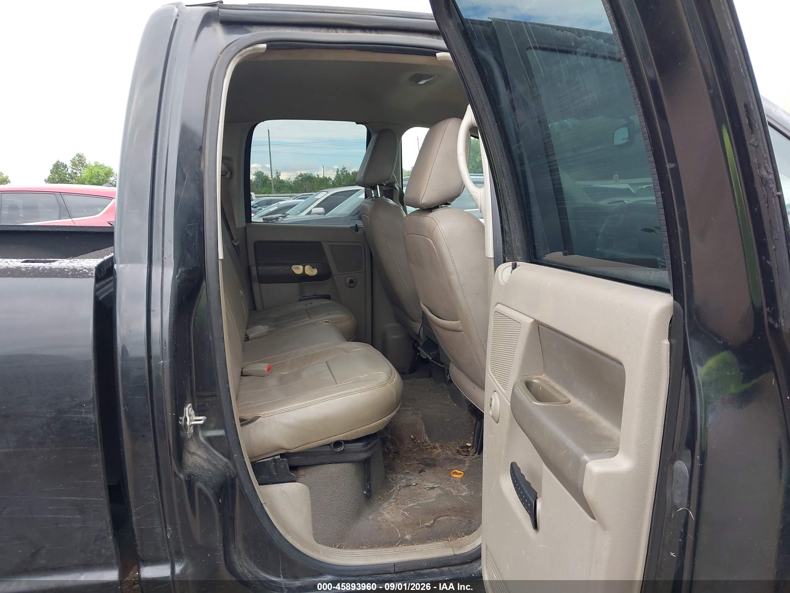 2008 Dodge Ram 1500 Laramie Black vin: 1D7HA18288S582317