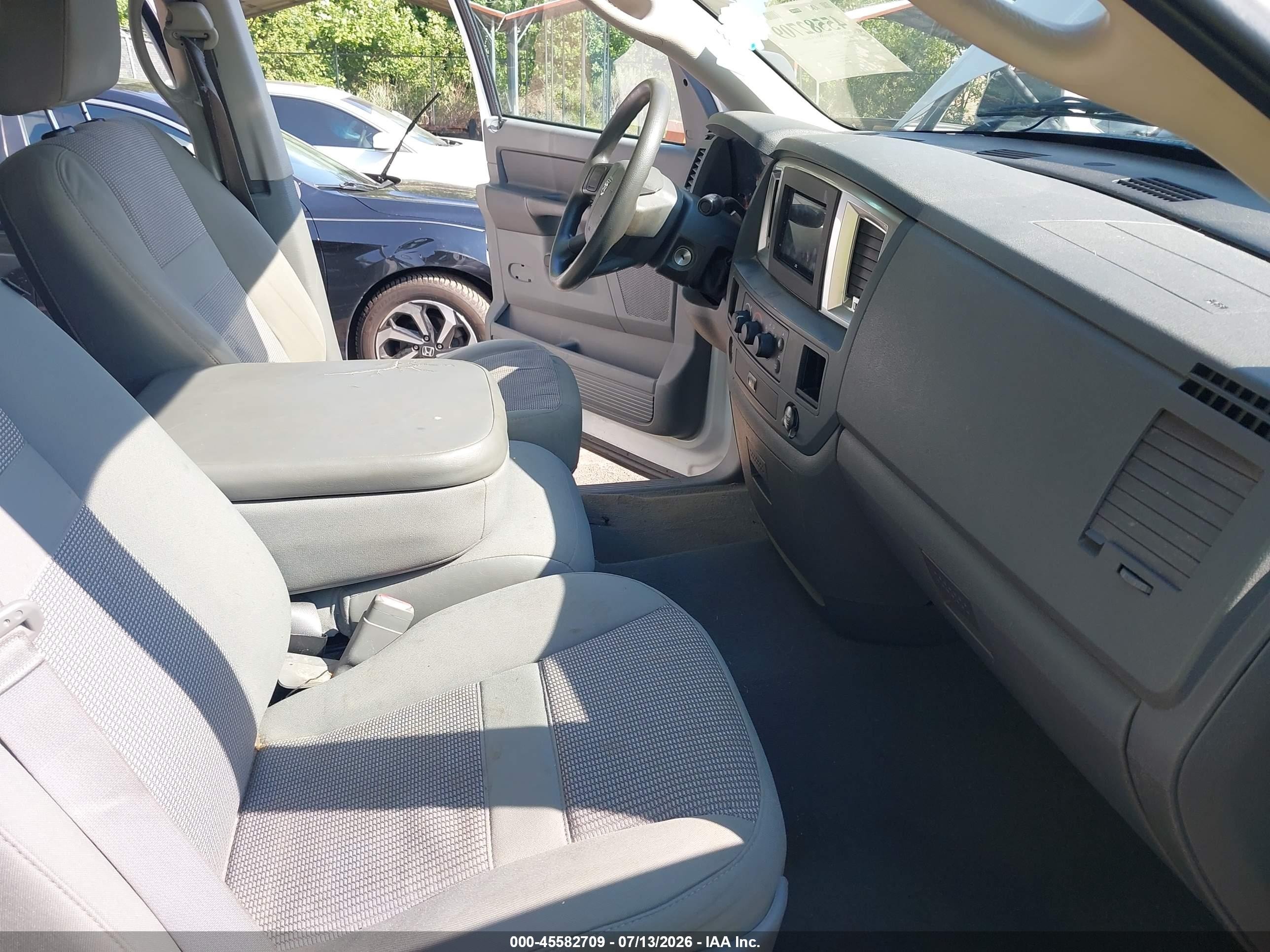 2008 Dodge Ram 1500 Slt White vin: 1D7HA18288S586562
