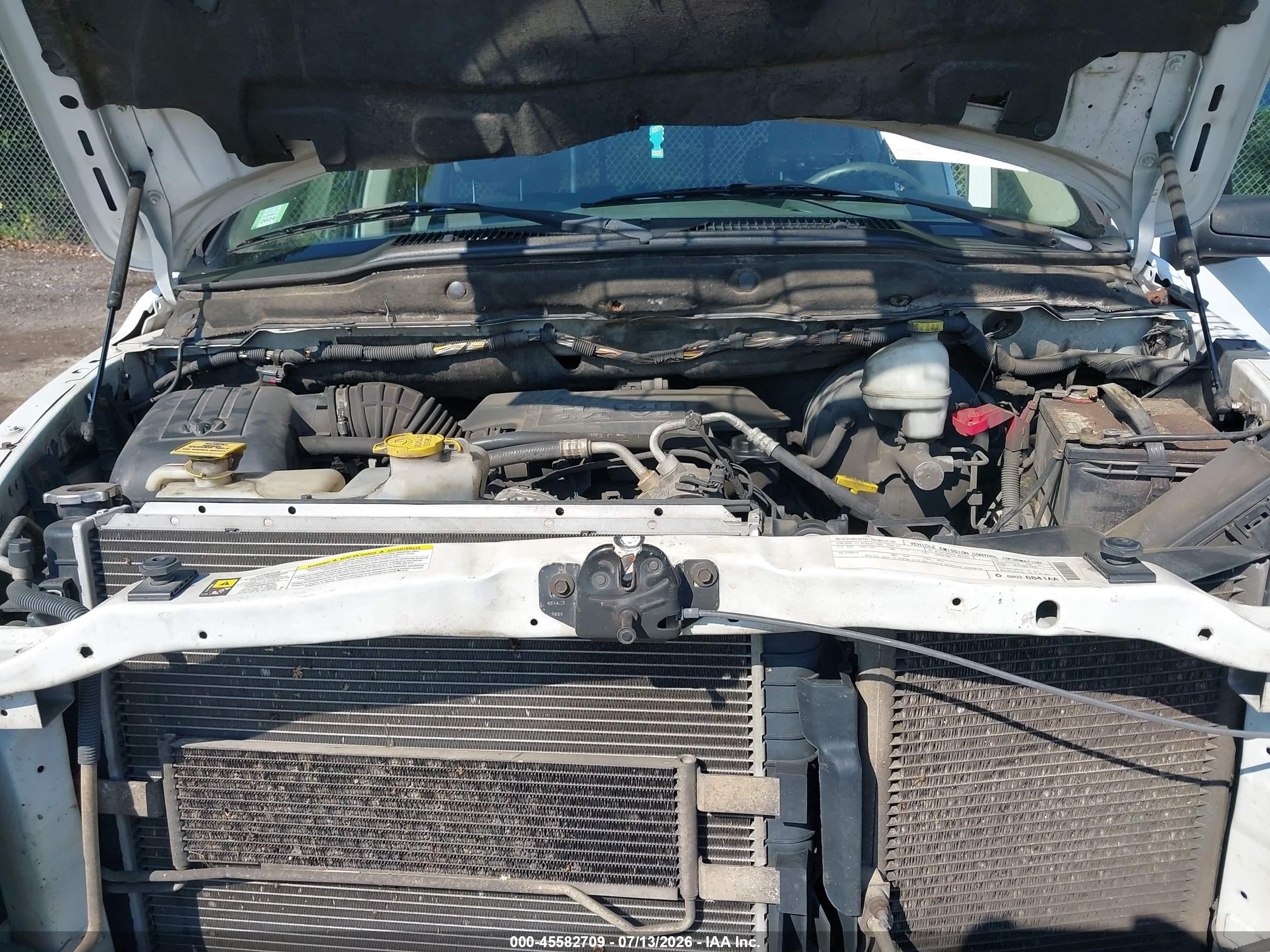 2008 Dodge Ram 1500 Slt White vin: 1D7HA18288S586562