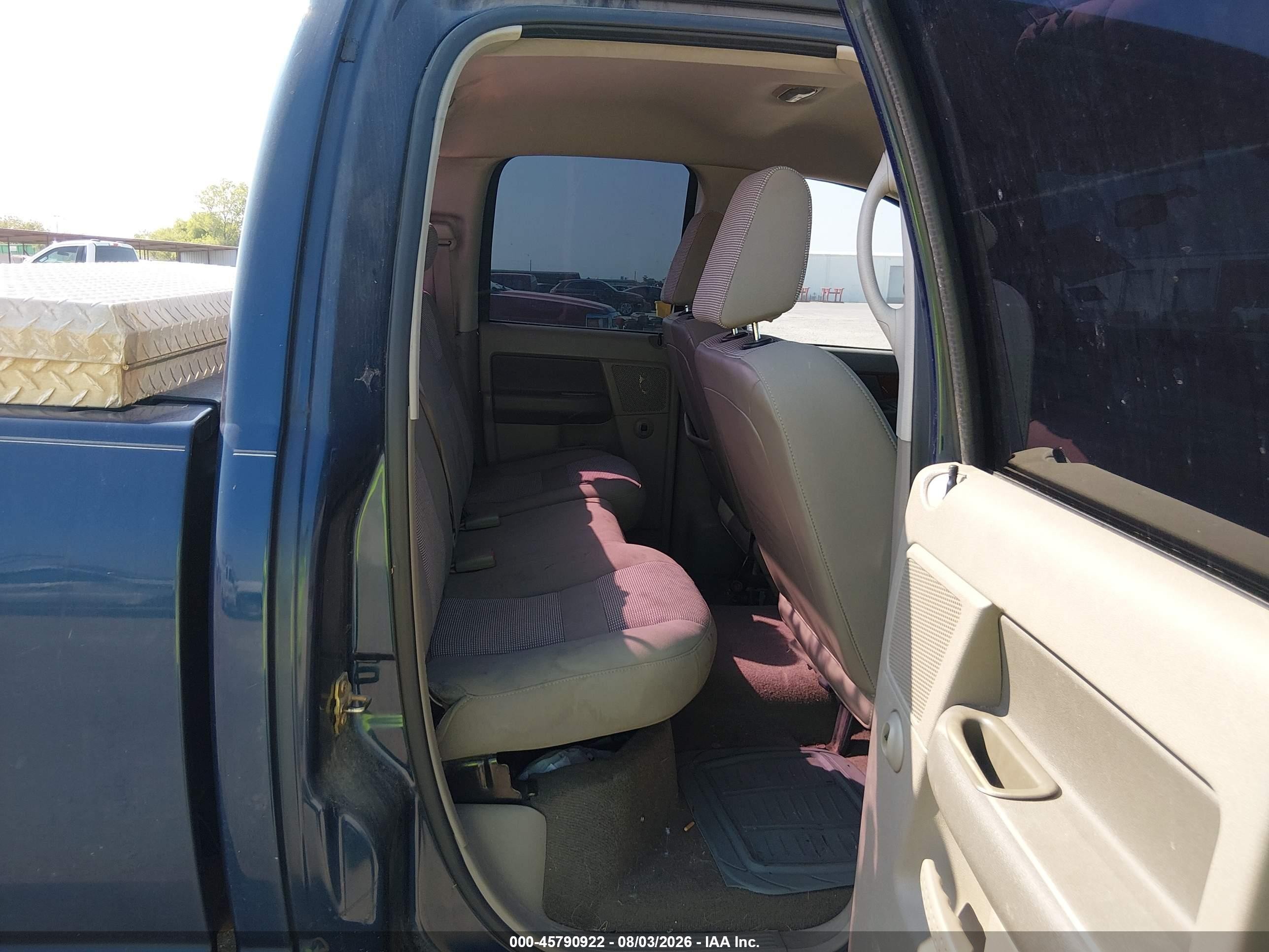 2006 Dodge Ram 1500 Slt Синий vin: 1D7HA18296S521720