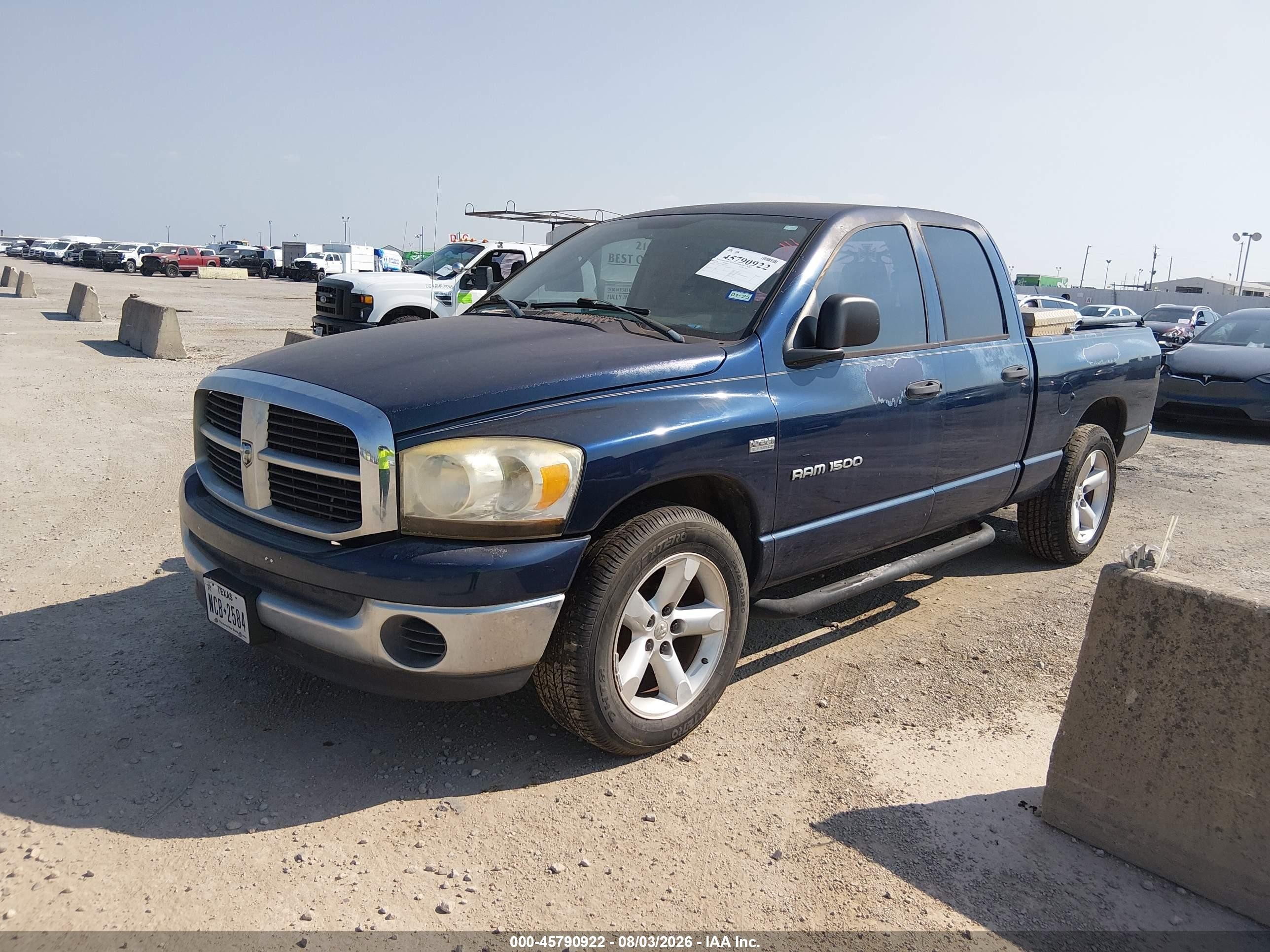 2006 Dodge Ram 1500 Slt Синий vin: 1D7HA18296S521720