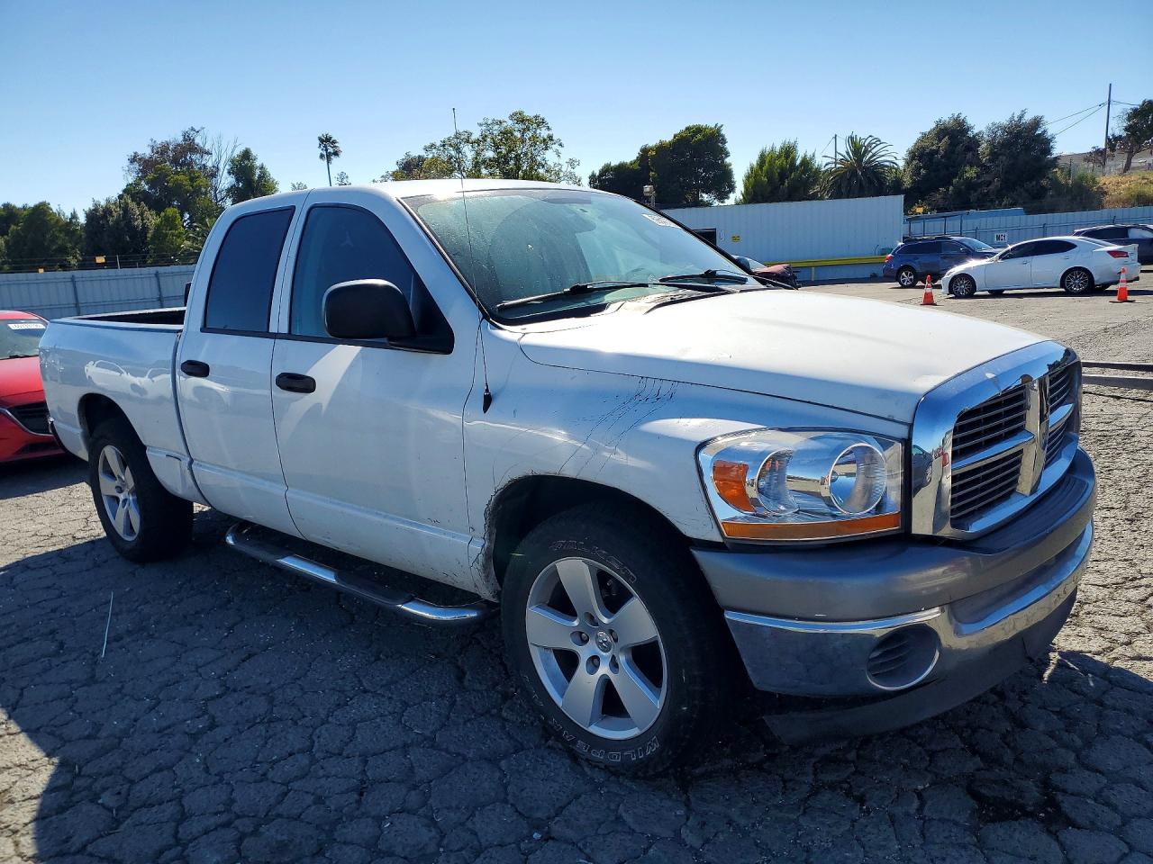 2006 Dodge Ram 1500 St White vin: 1D7HA18296S543250