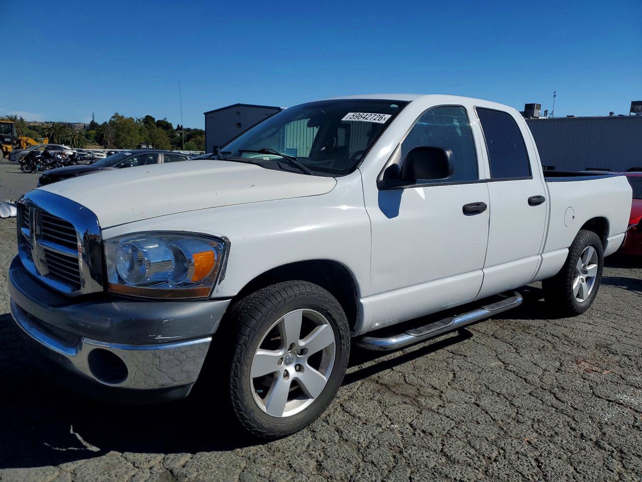 2006 Dodge Ram 1500 St White vin: 1D7HA18296S543250