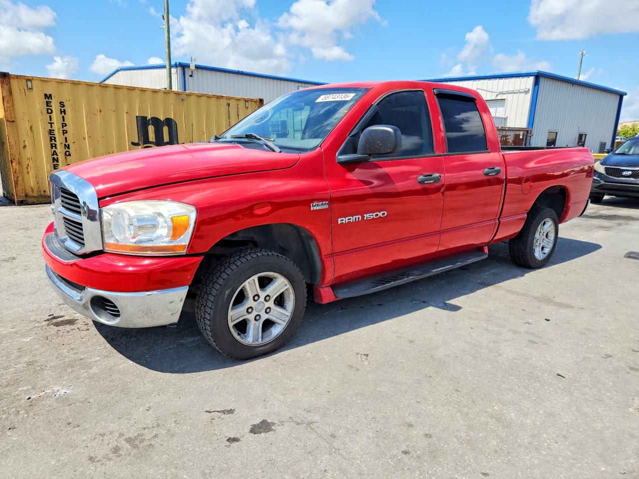 2006 Dodge Ram 1500 St Red vin: 1D7HA18296S658625