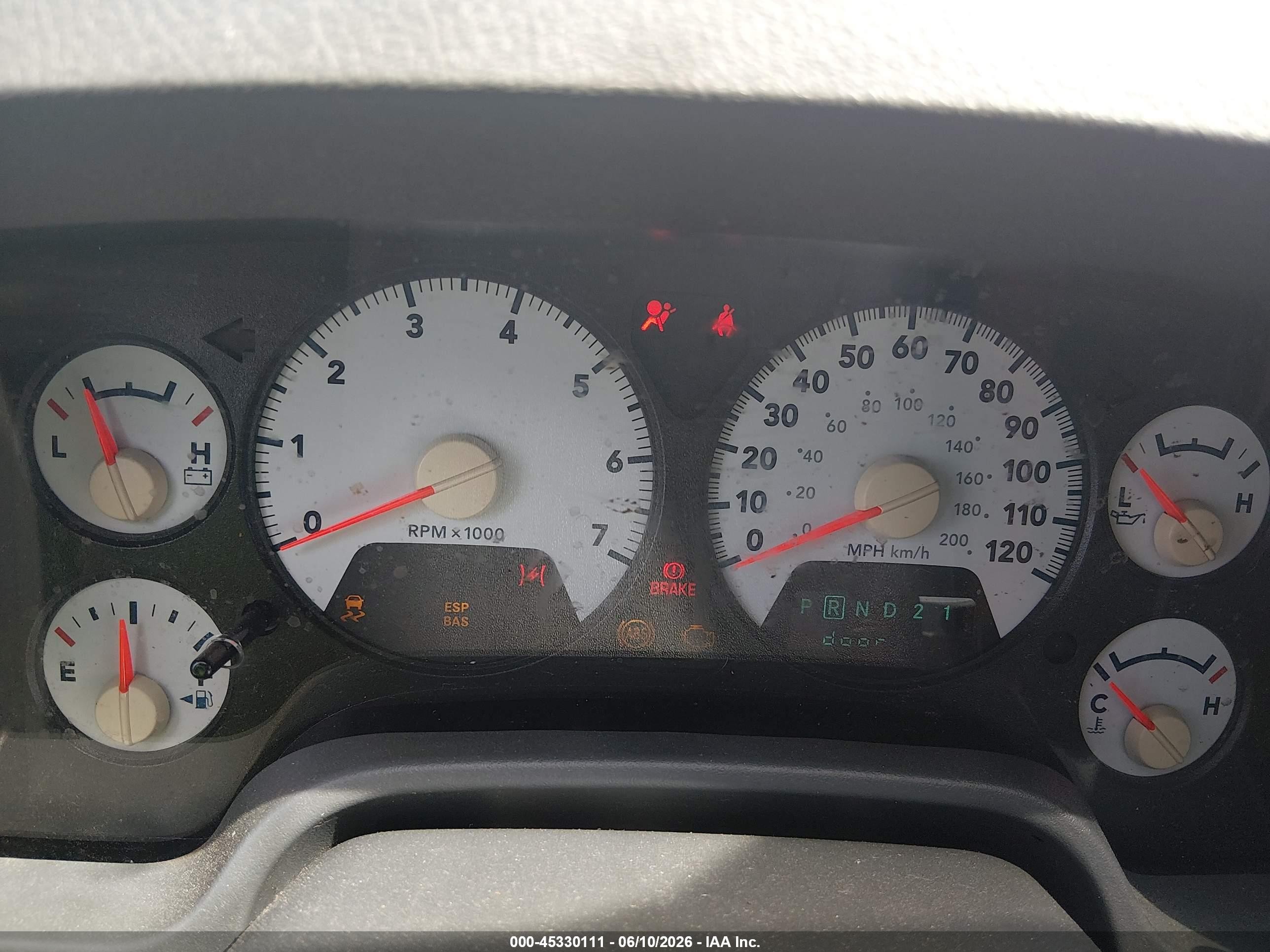 2007 Dodge Ram 1500 Laramie Red vin: 1D7HA18297J533437