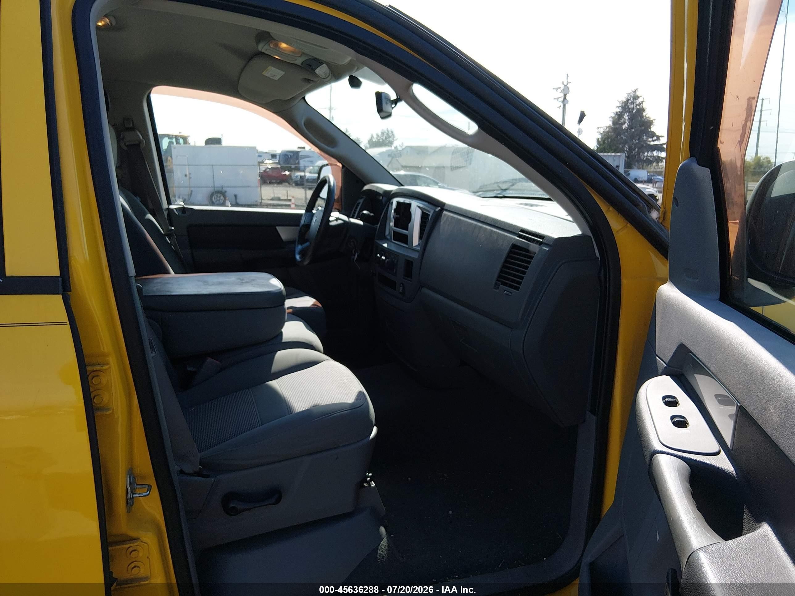 2007 Dodge Ram 1500 Slt Yellow vin: 1D7HA18297S251048