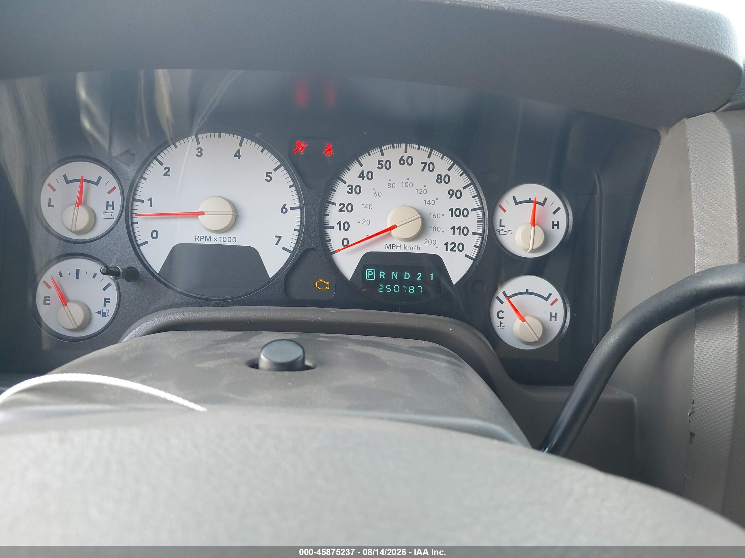 2007 Dodge Ram 1500 Slt Черный vin: 1D7HA18297S272868