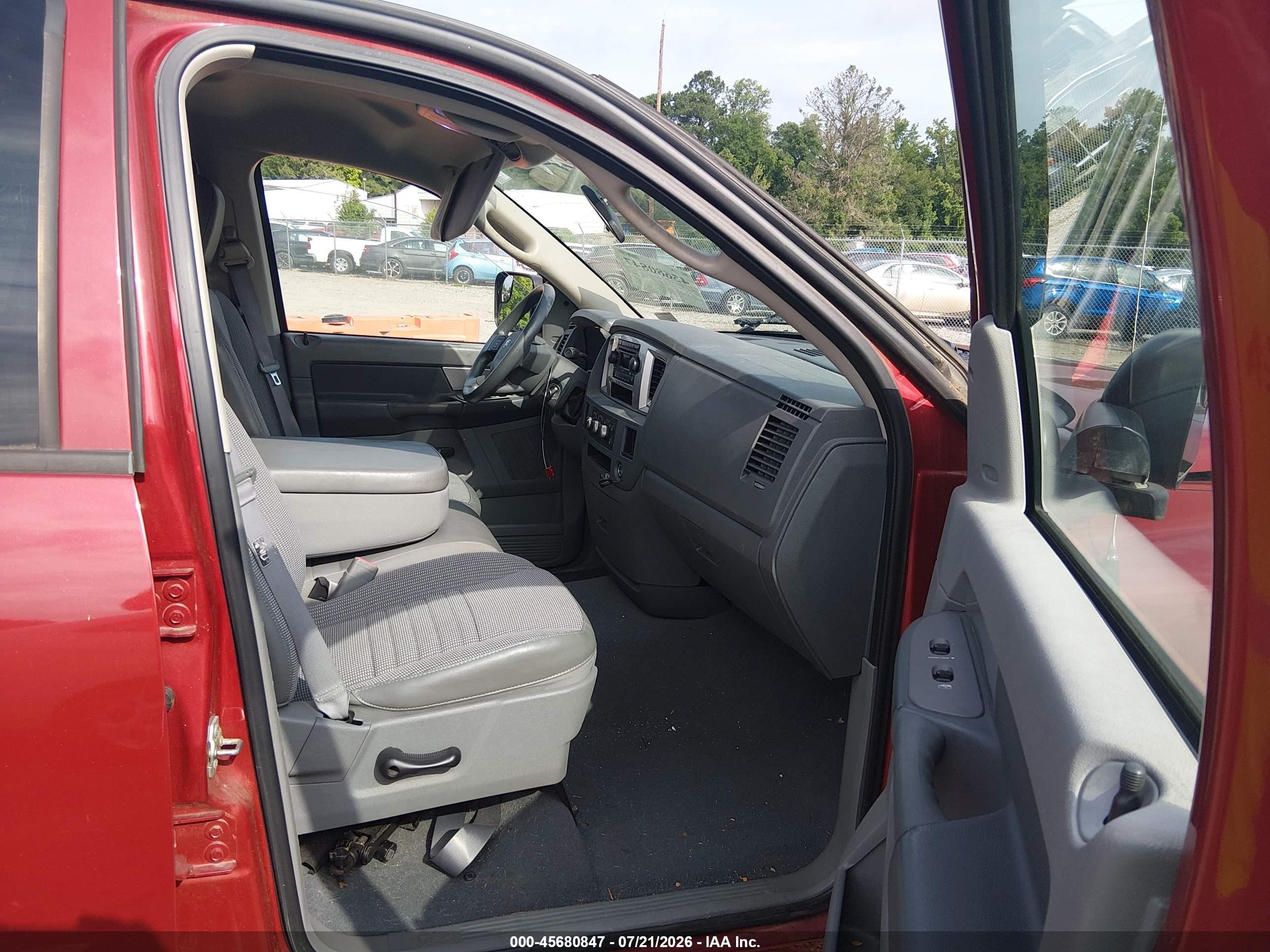 2008 Dodge Ram 1500 Slt Red vin: 1D7HA18298J177914