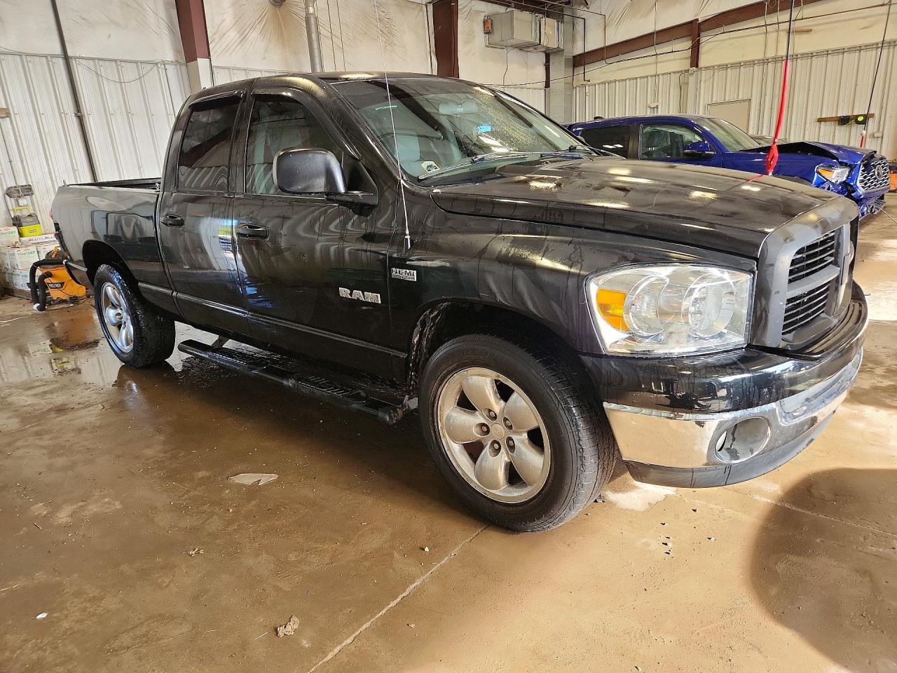 2008 Dodge Ram 1500 St Black vin: 1D7HA18298S523390