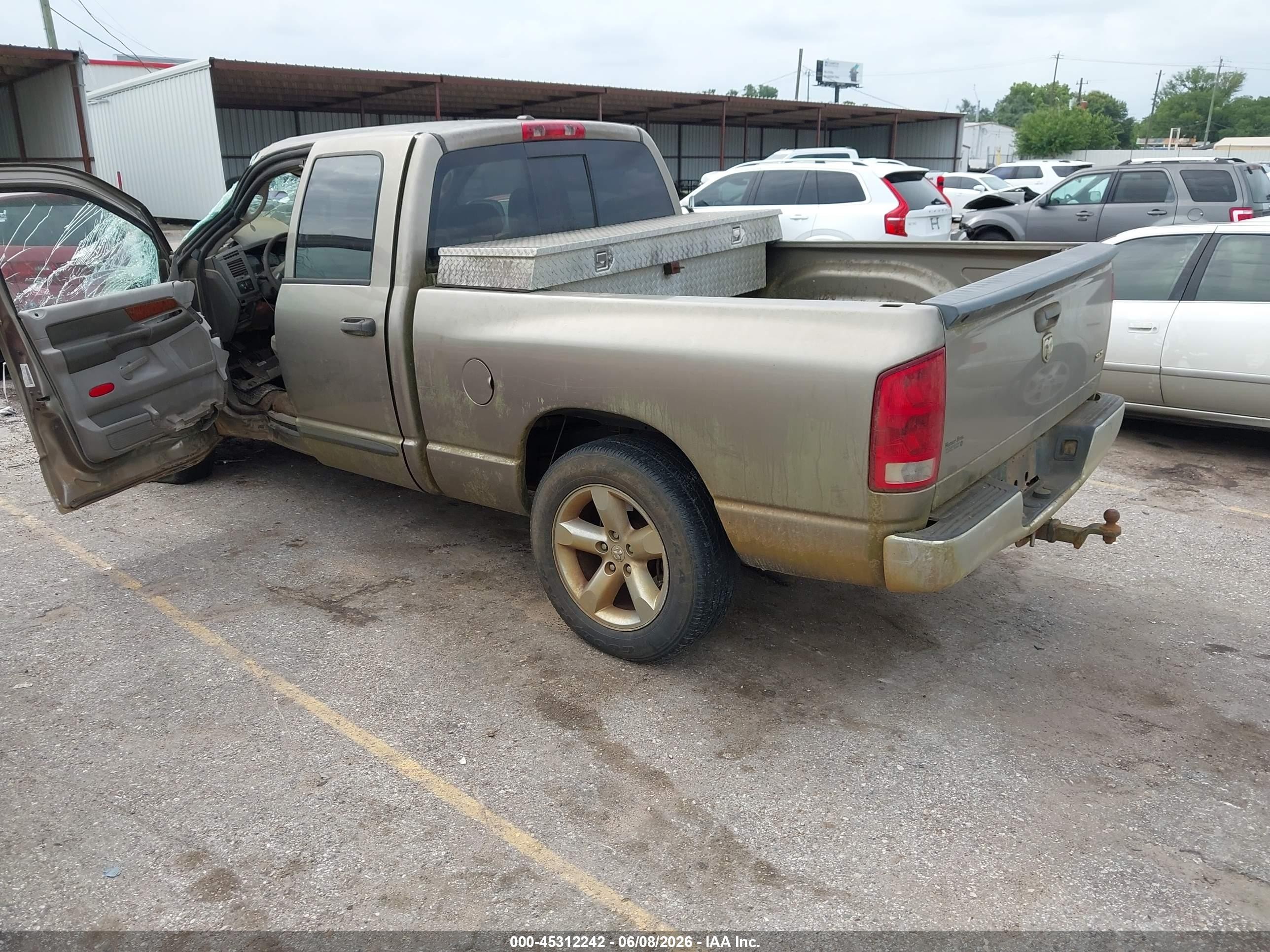 2006 Dodge Ram 1500 Slt Brown vin: 1D7HA182X6J110252