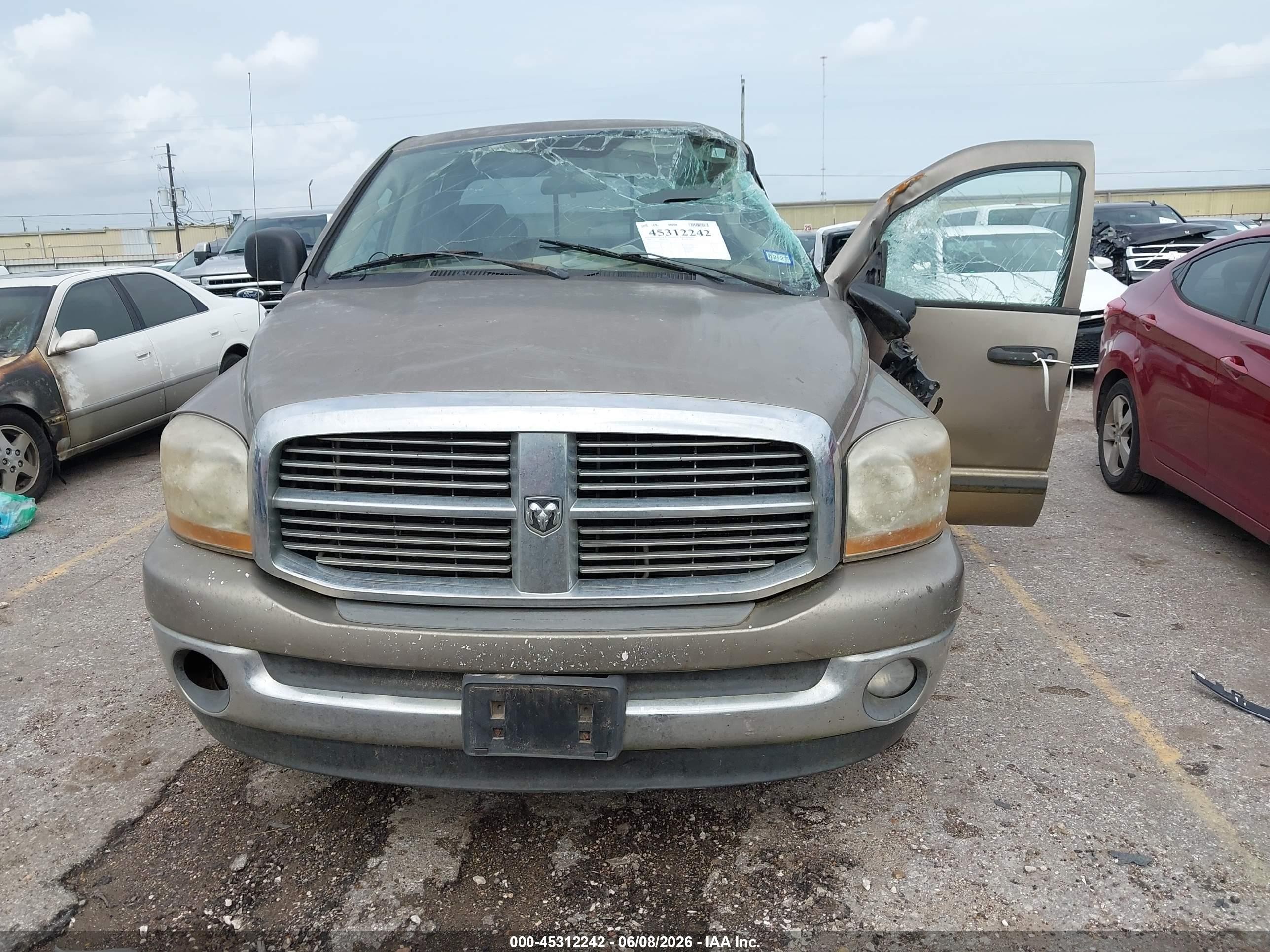 2006 Dodge Ram 1500 Slt Brown vin: 1D7HA182X6J110252