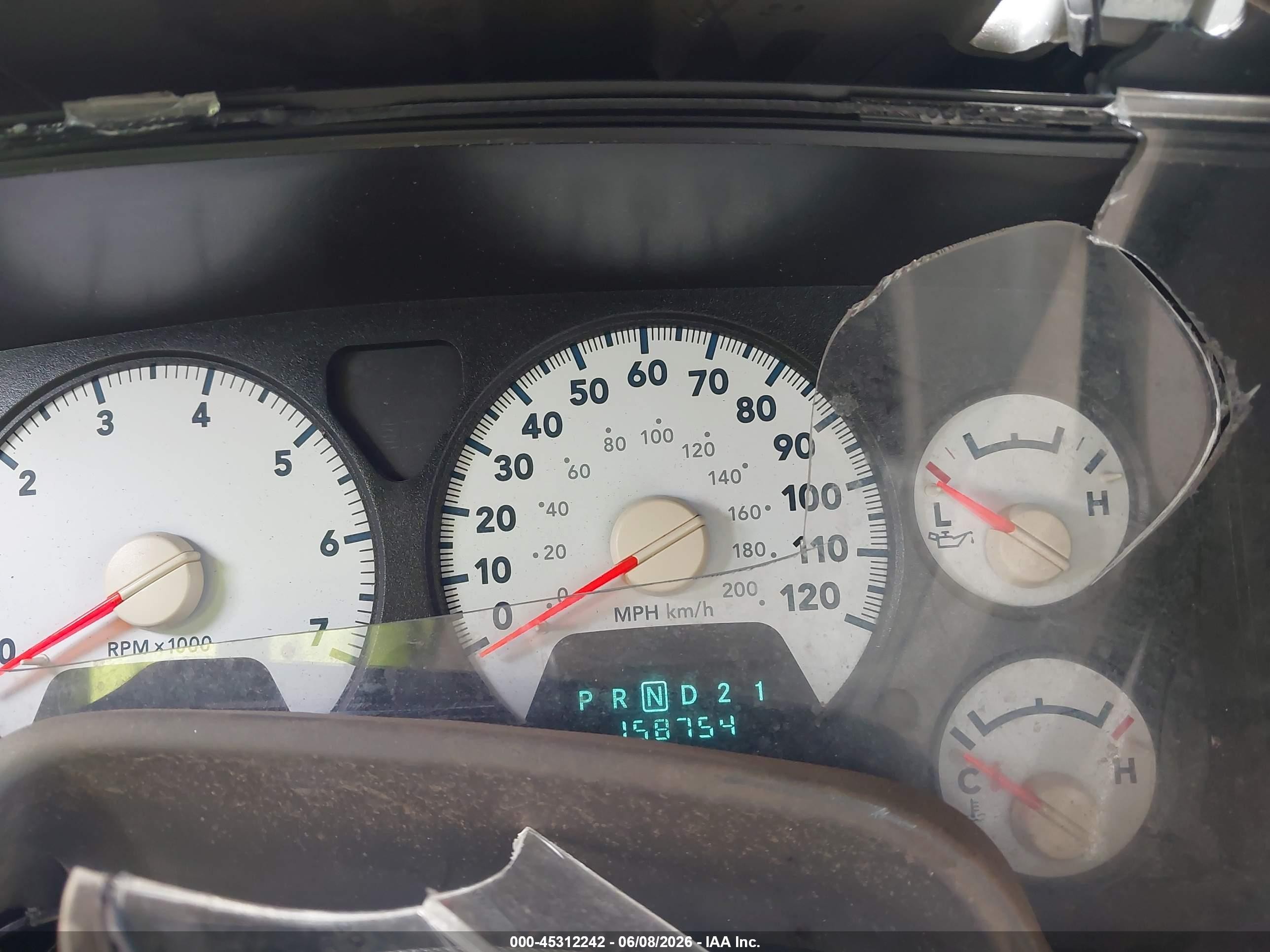 2006 Dodge Ram 1500 Slt Brown vin: 1D7HA182X6J110252