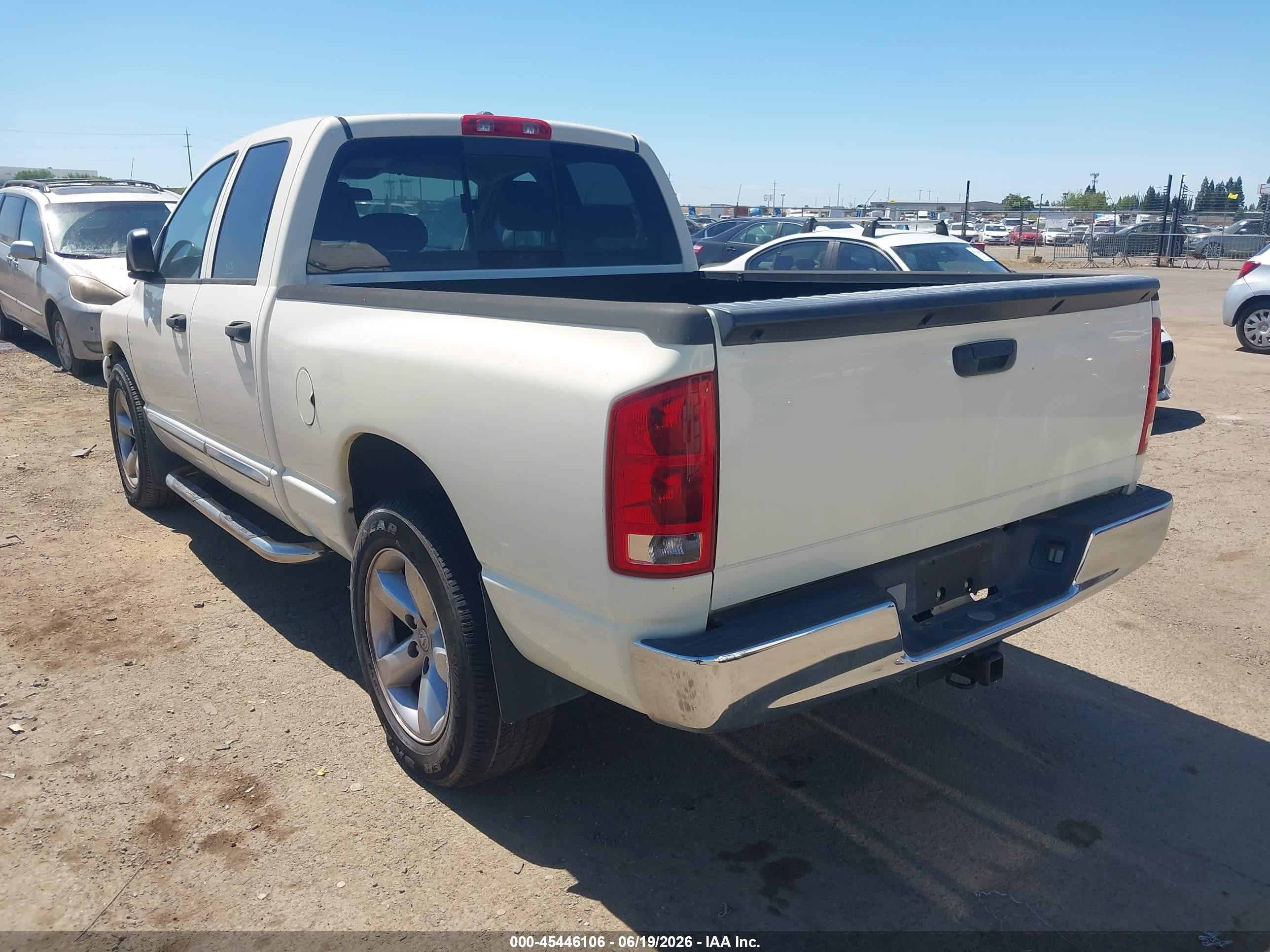 2006 Dodge Ram 1500 Slt Cream vin: 1D7HA182X6J196856