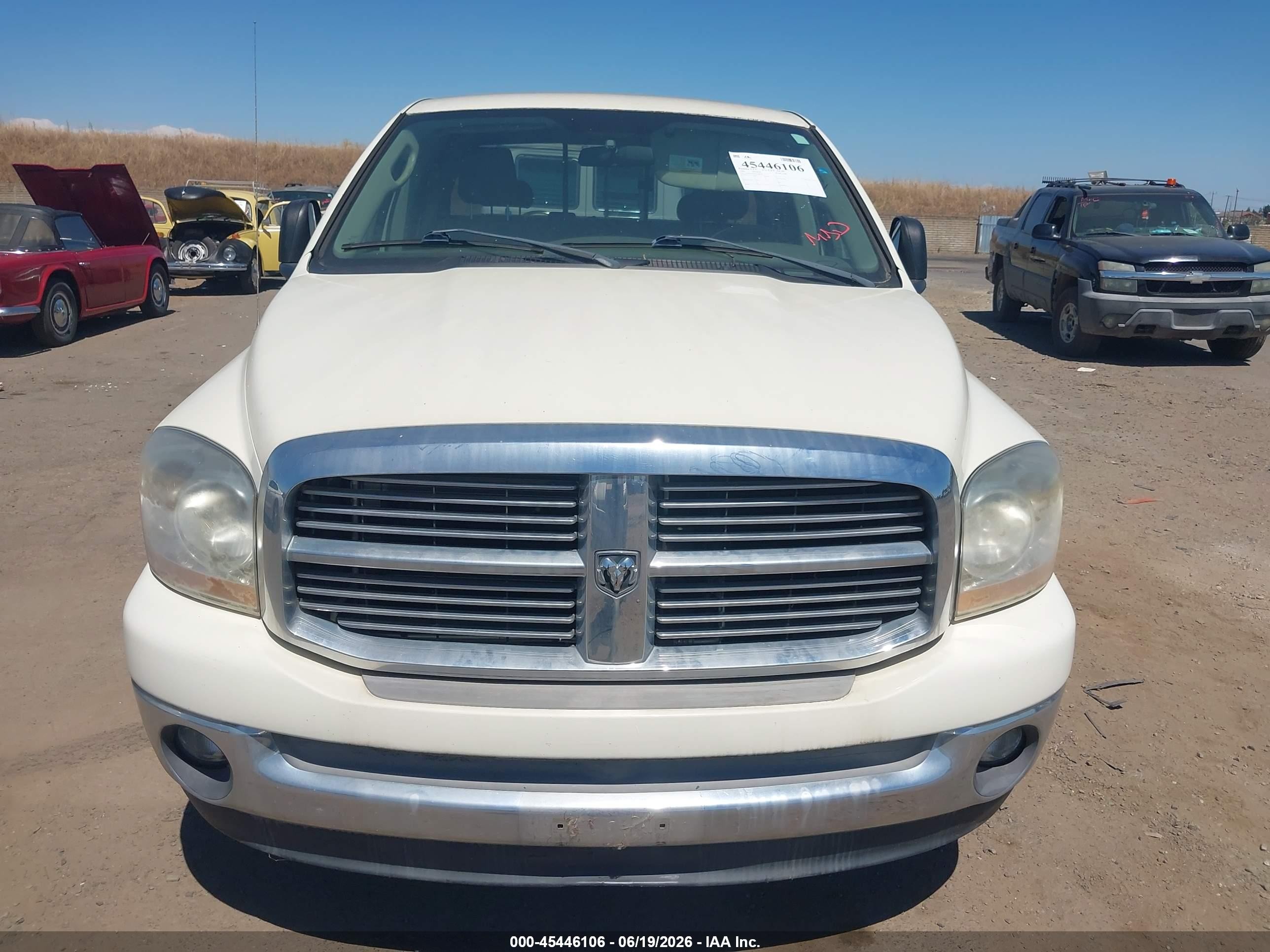 2006 Dodge Ram 1500 Slt Cream vin: 1D7HA182X6J196856
