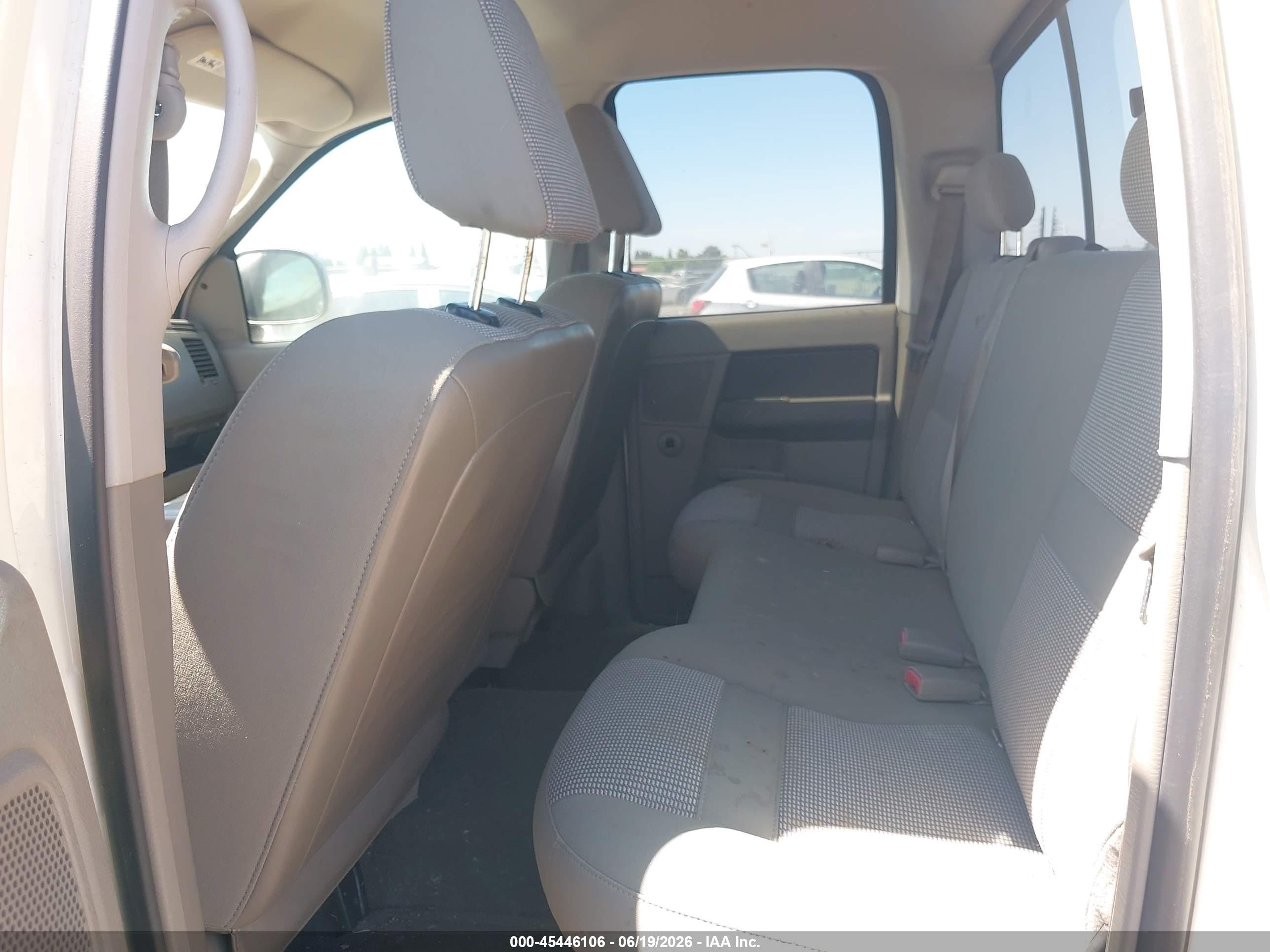 2006 Dodge Ram 1500 Slt Cream vin: 1D7HA182X6J196856
