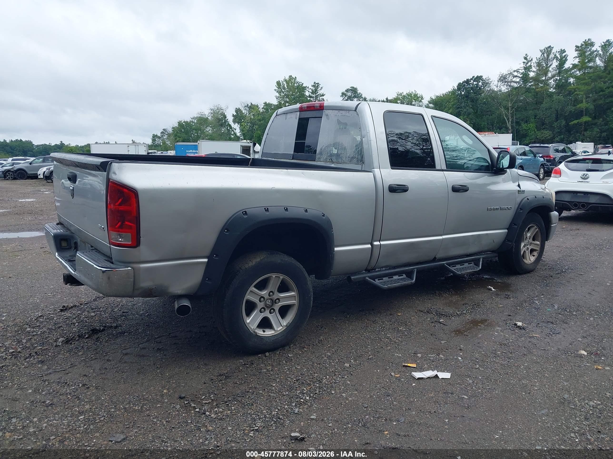 2006 Dodge Ram 1500 Slt Silver vin: 1D7HA182X6S609885