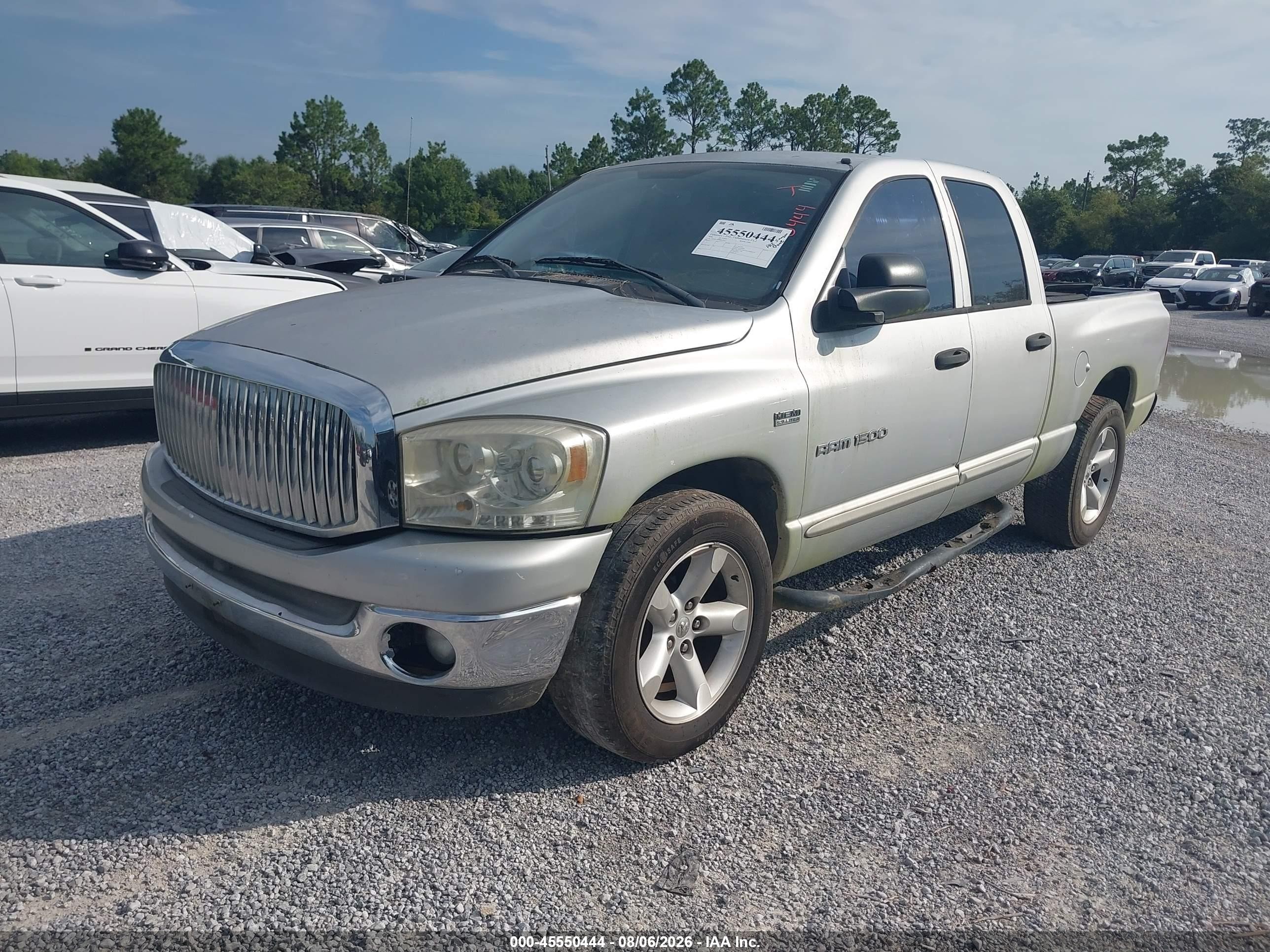 2006 Dodge Ram 1500 Slt Silver vin: 1D7HA182X6S675417