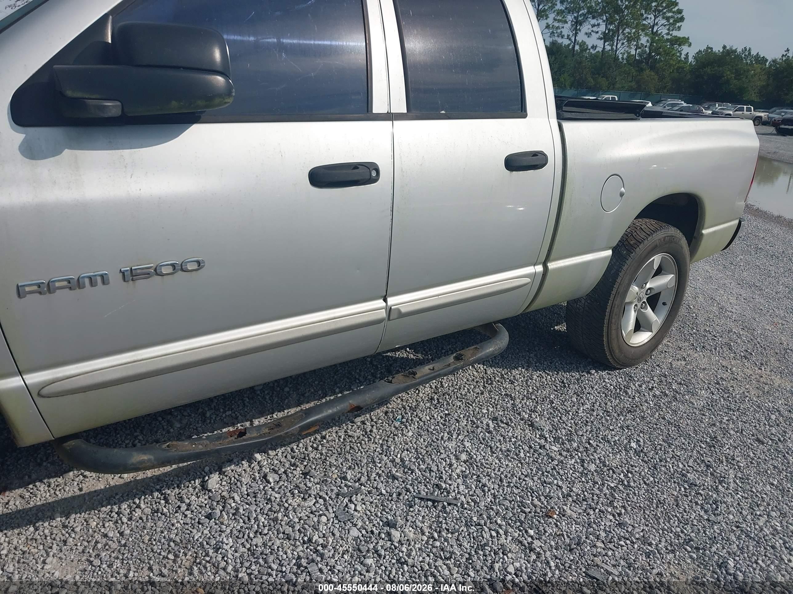 2006 Dodge Ram 1500 Slt Silver vin: 1D7HA182X6S675417