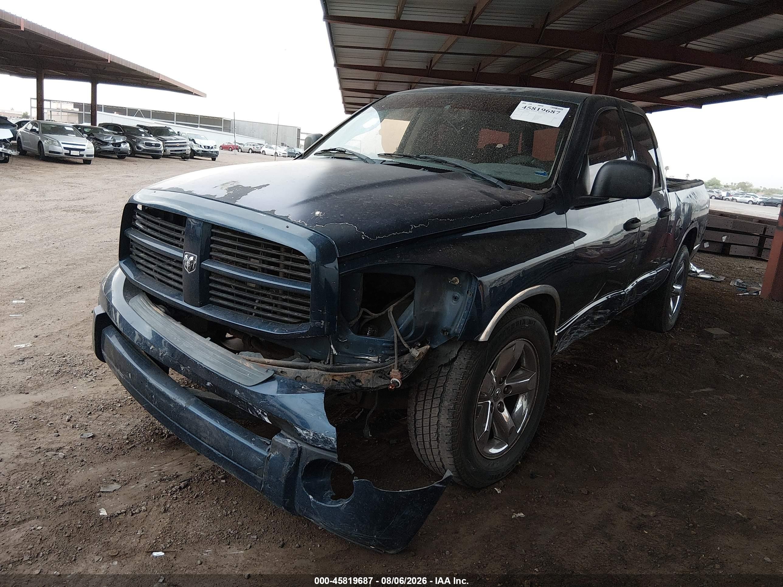 2007 Dodge Ram 1500 Laramie Blue vin: 1D7HA182X7J641954