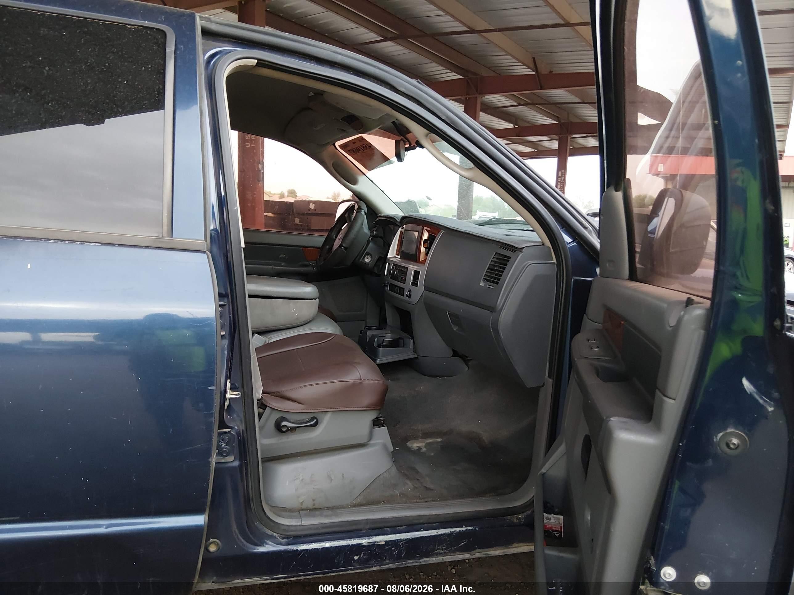 2007 Dodge Ram 1500 Laramie Blue vin: 1D7HA182X7J641954