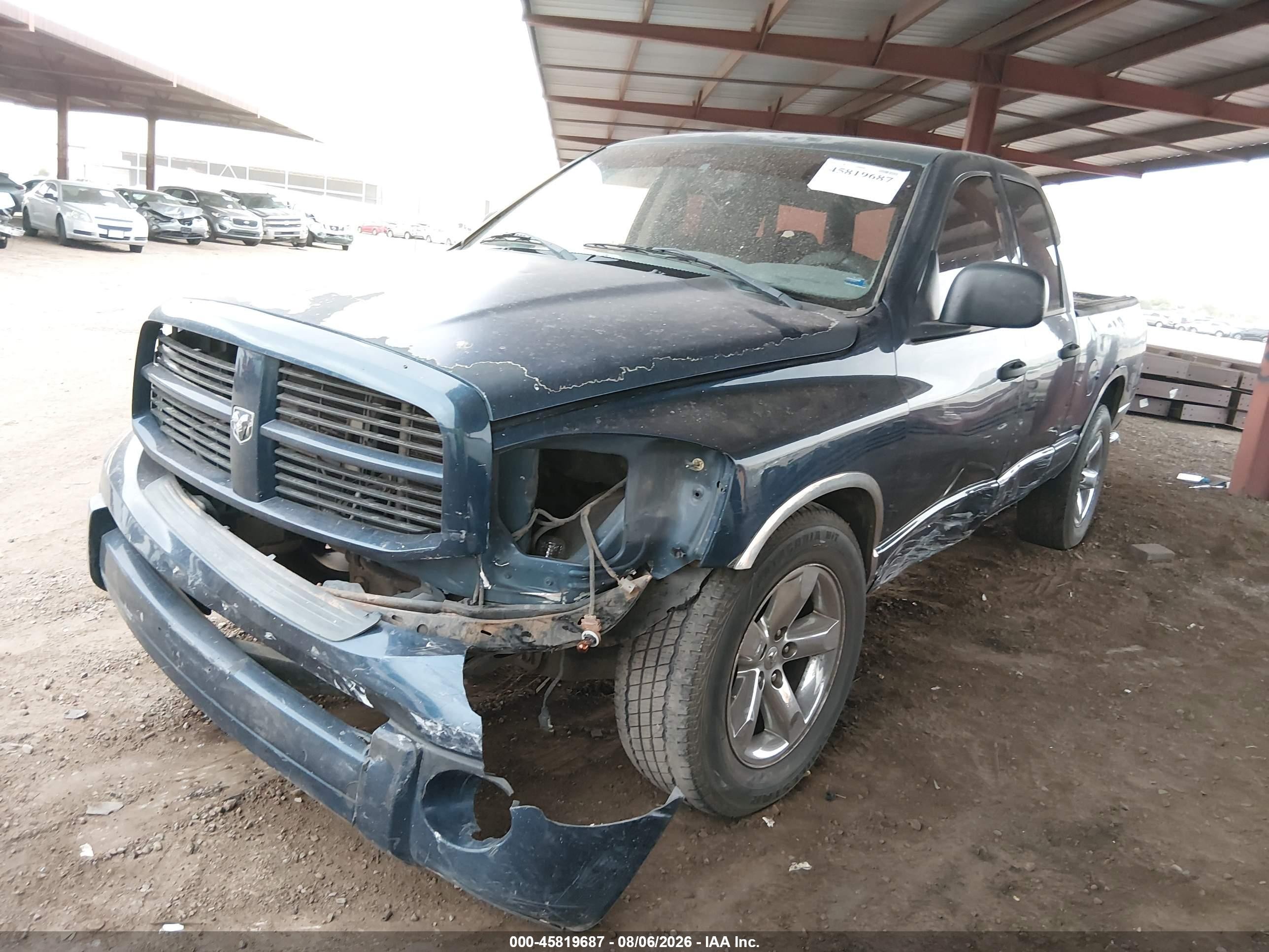 2007 Dodge Ram 1500 Laramie Blue vin: 1D7HA182X7J641954
