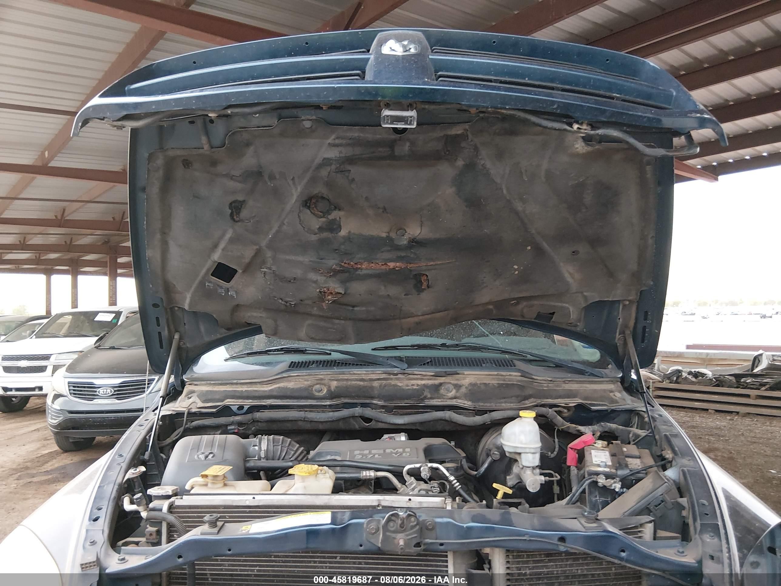 2007 Dodge Ram 1500 Laramie Blue vin: 1D7HA182X7J641954