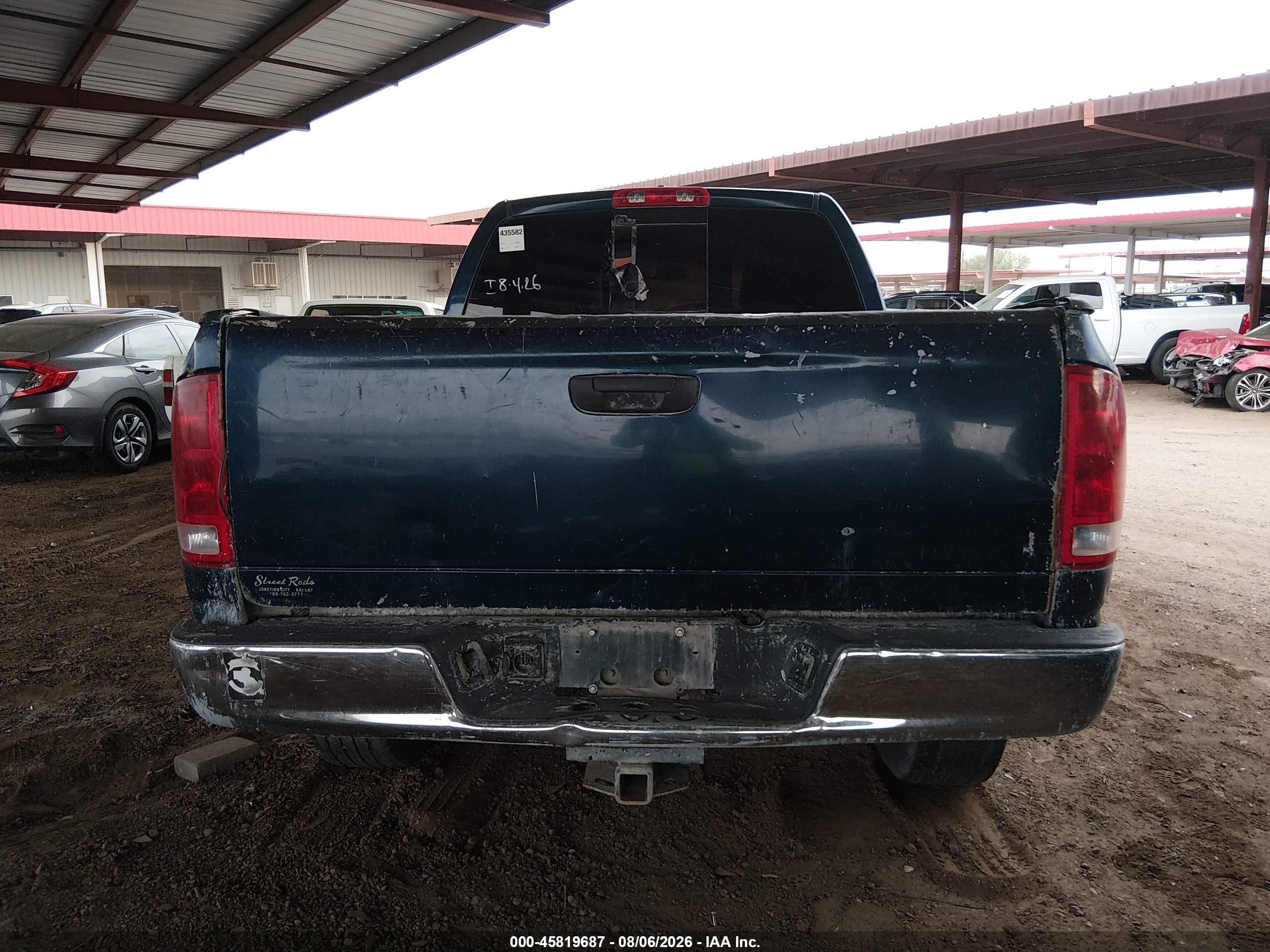 2007 Dodge Ram 1500 Laramie Blue vin: 1D7HA182X7J641954