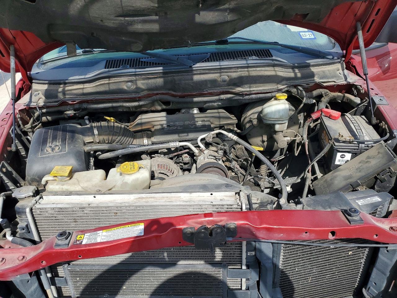 2007 Dodge Ram 1500 St Red vin: 1D7HA182X7S102051