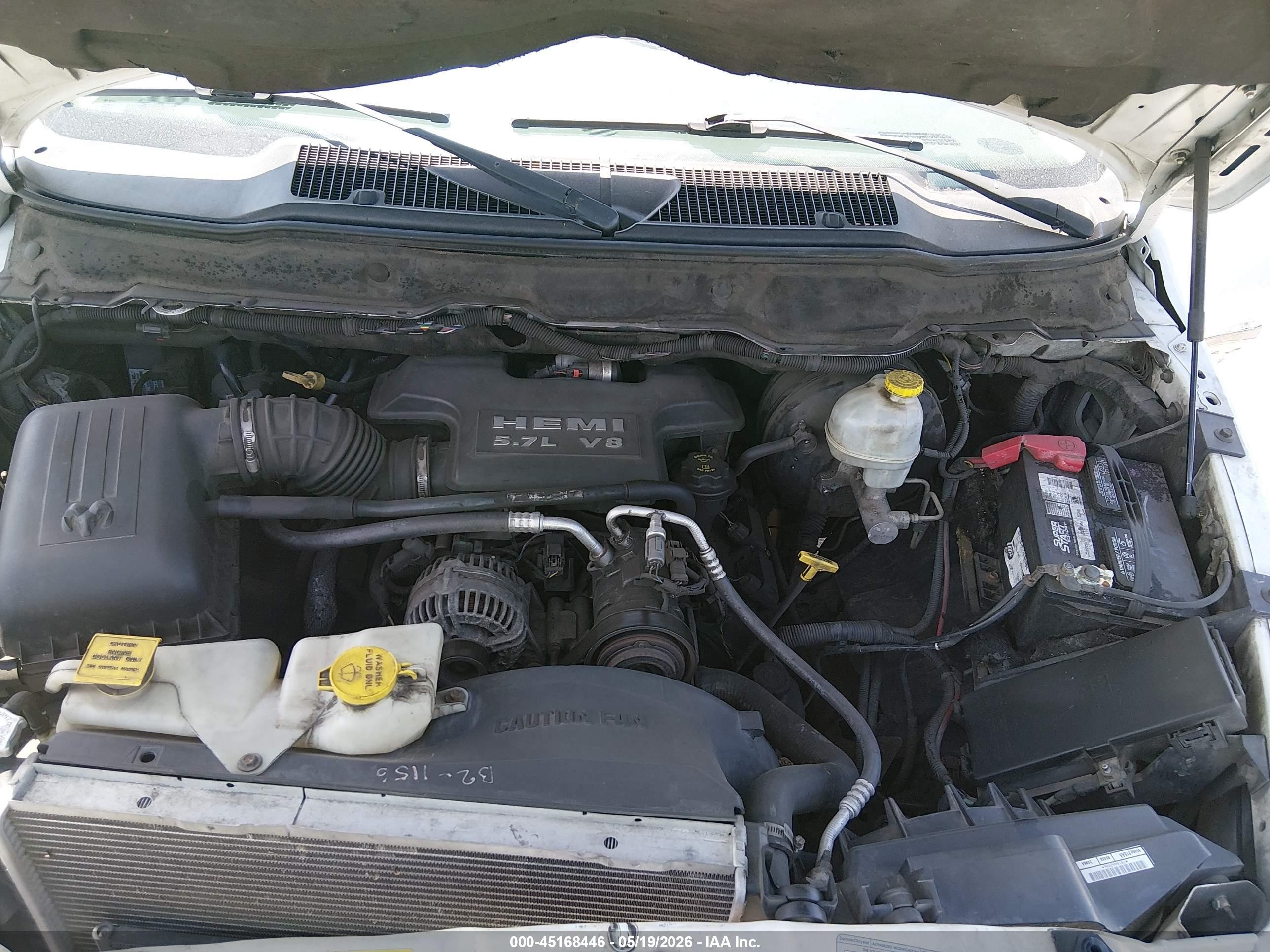 2007 Dodge Ram 1500 Slt White vin: 1D7HA182X7S132537