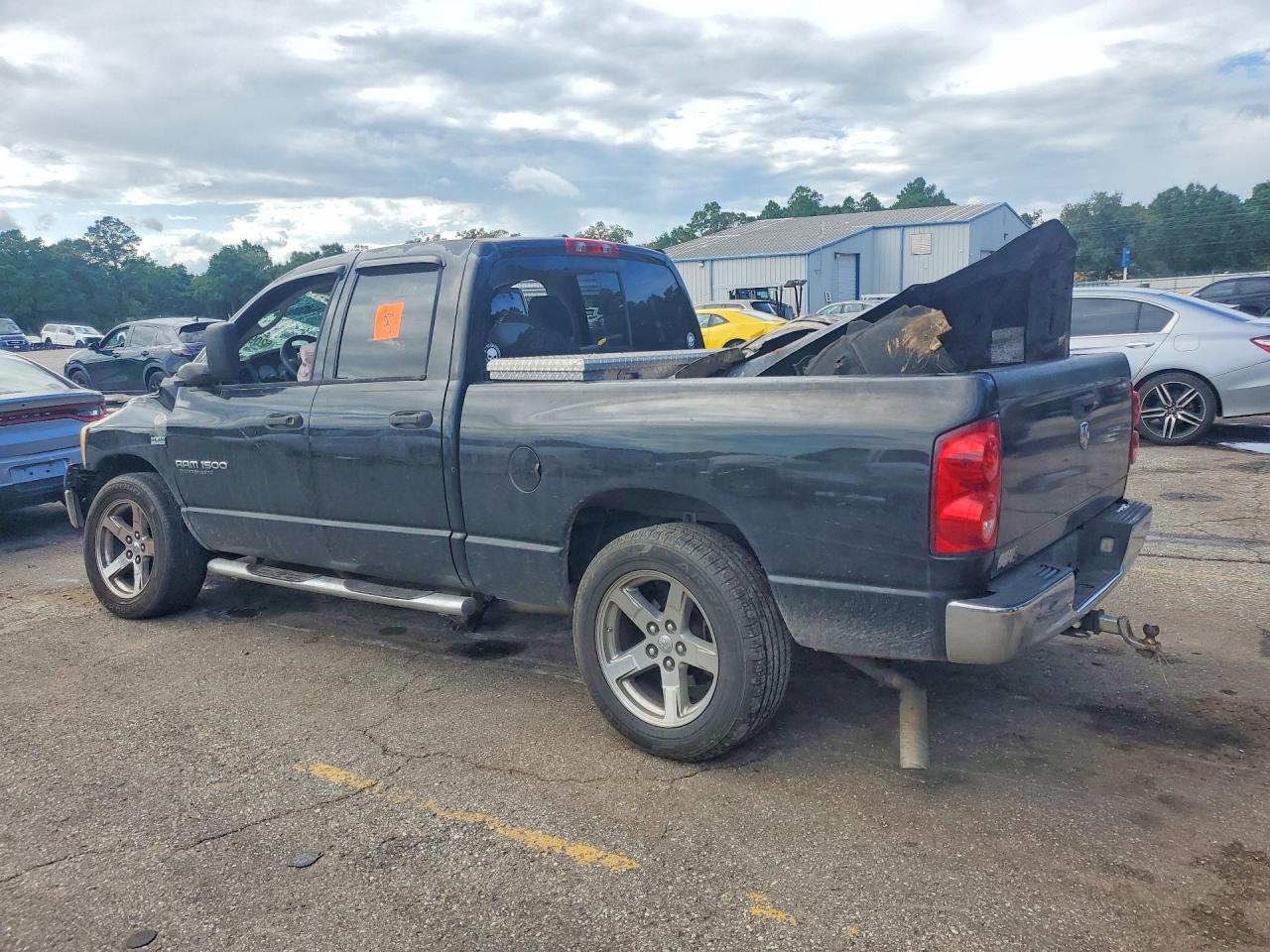 2007 Dodge Ram 1500 St Black vin: 1D7HA182X7S195685