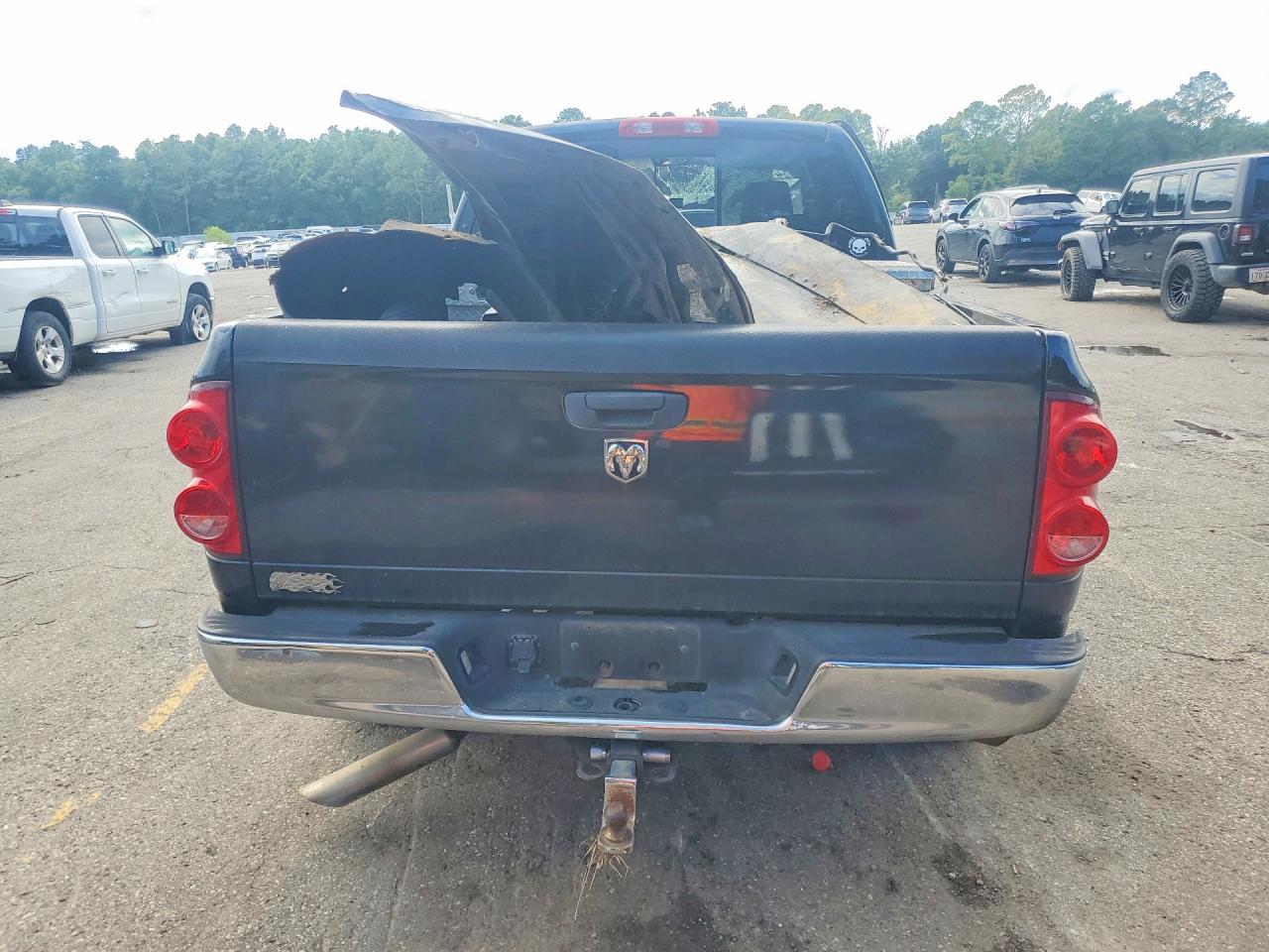 2007 Dodge Ram 1500 St Black vin: 1D7HA182X7S195685