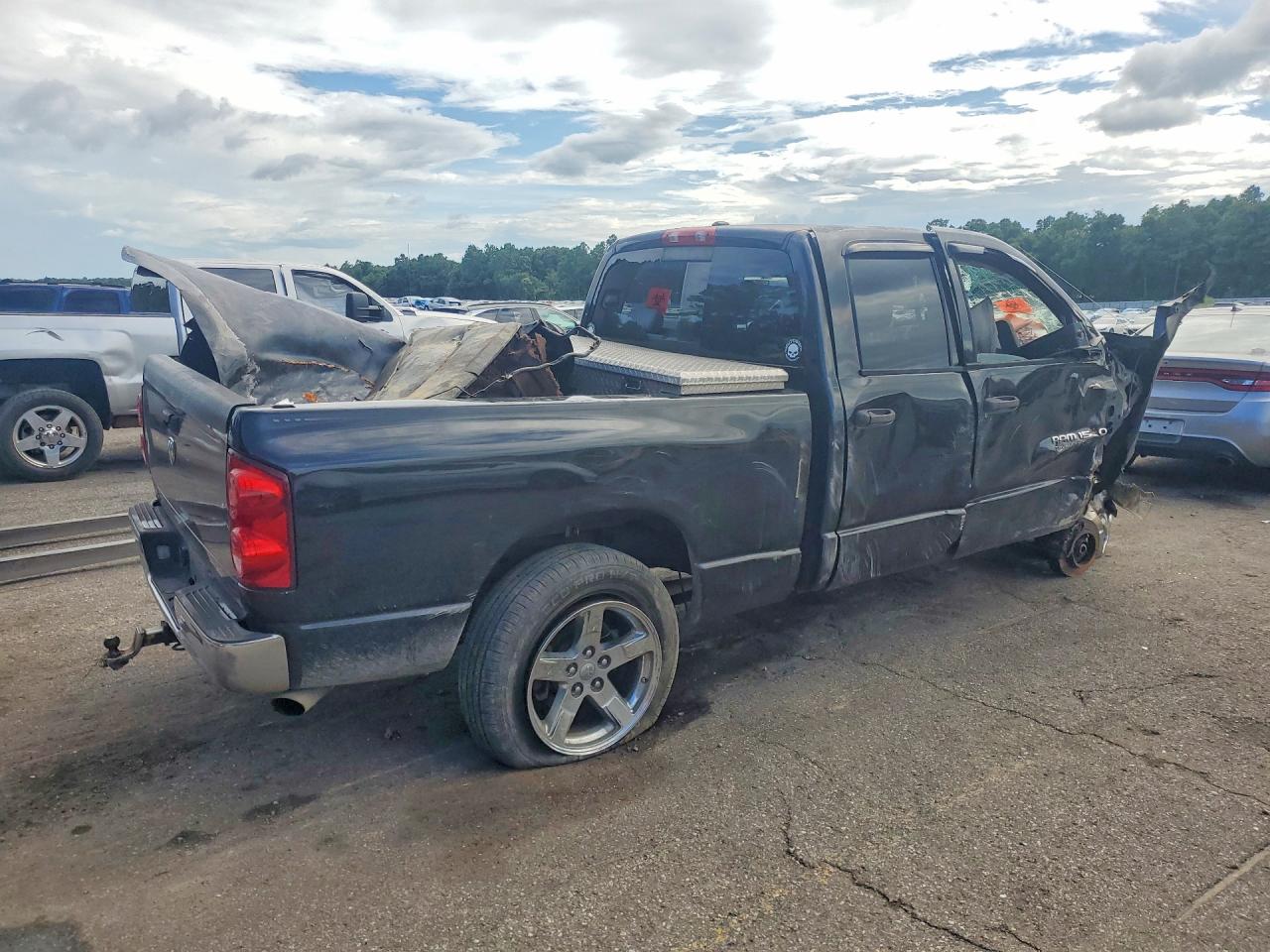 2007 Dodge Ram 1500 St Black vin: 1D7HA182X7S195685