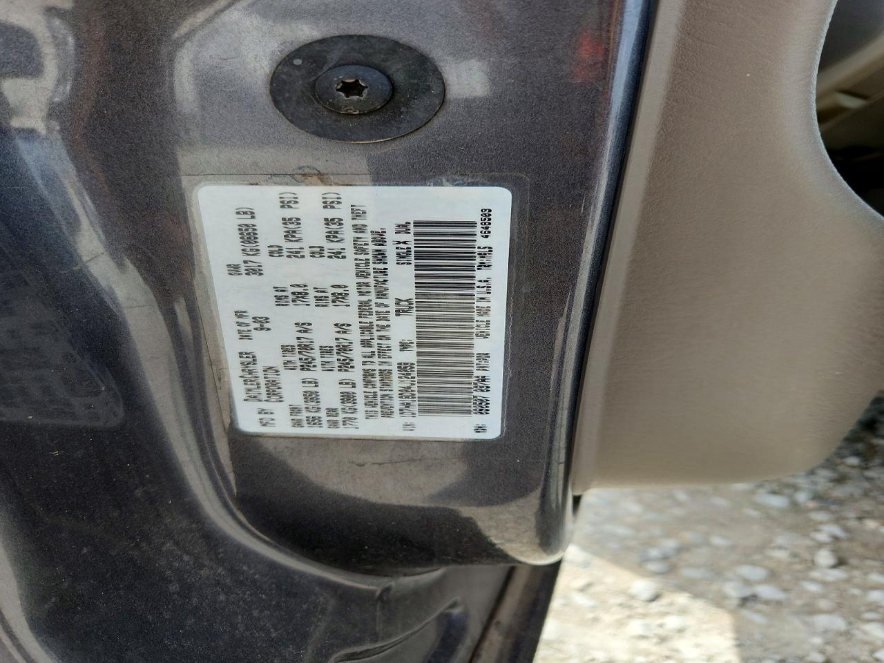 2004 Dodge Ram 1500 St Gray vin: 1D7HA18D04J124059