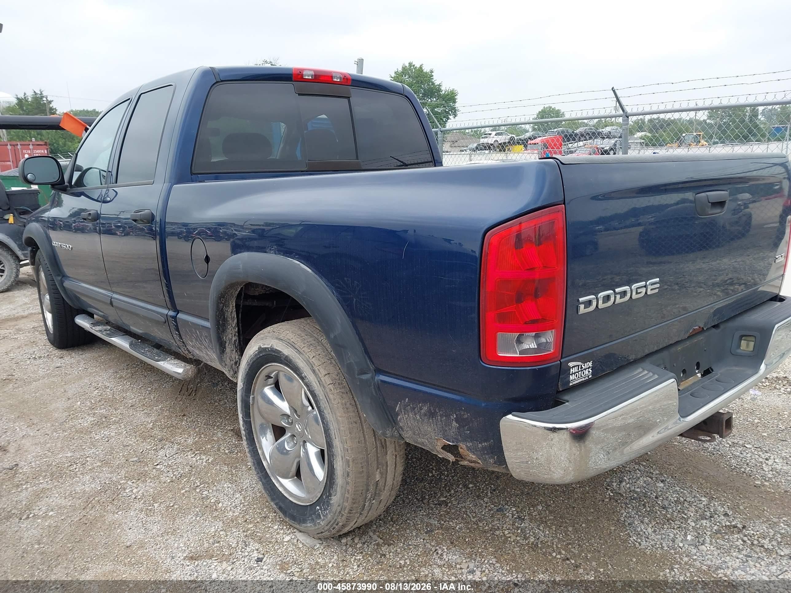 2004 Dodge Ram 1500 Slt/laramie Синий vin: 1D7HA18D04S642439