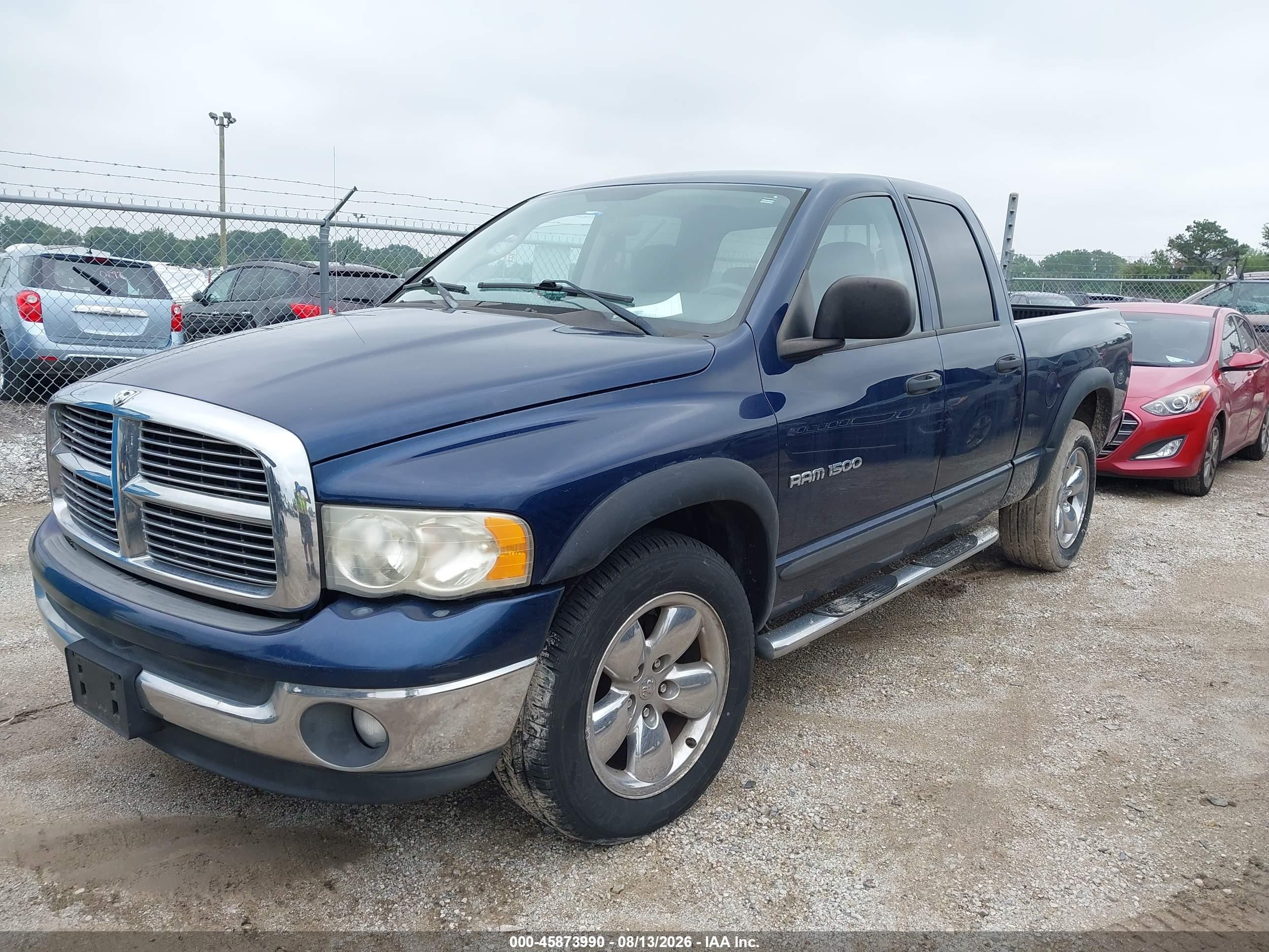 2004 Dodge Ram 1500 Slt/laramie Синий vin: 1D7HA18D04S642439