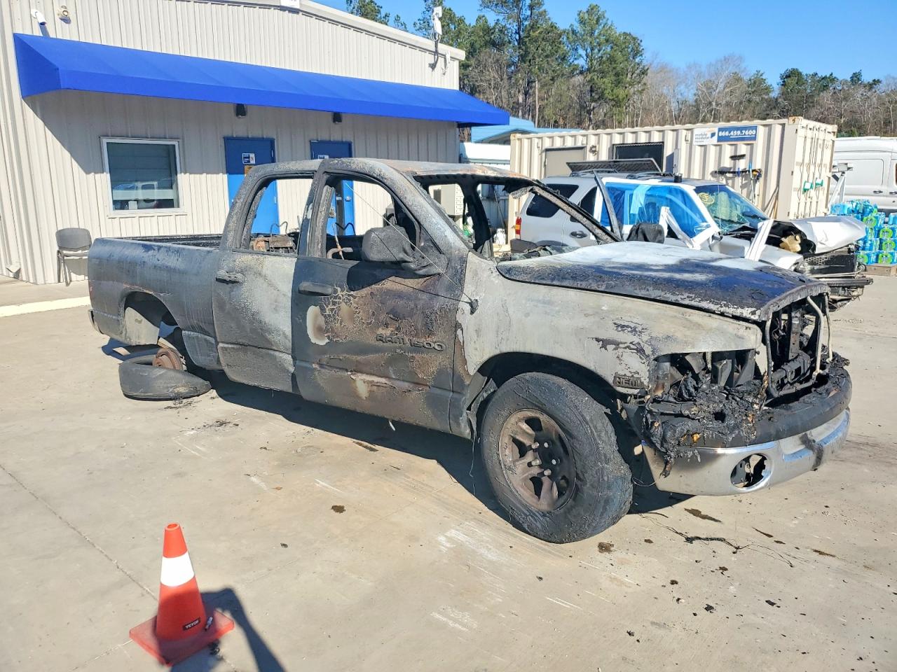 2005 Dodge Ram 1500 St Пожар vin: 1D7HA18D05J561822
